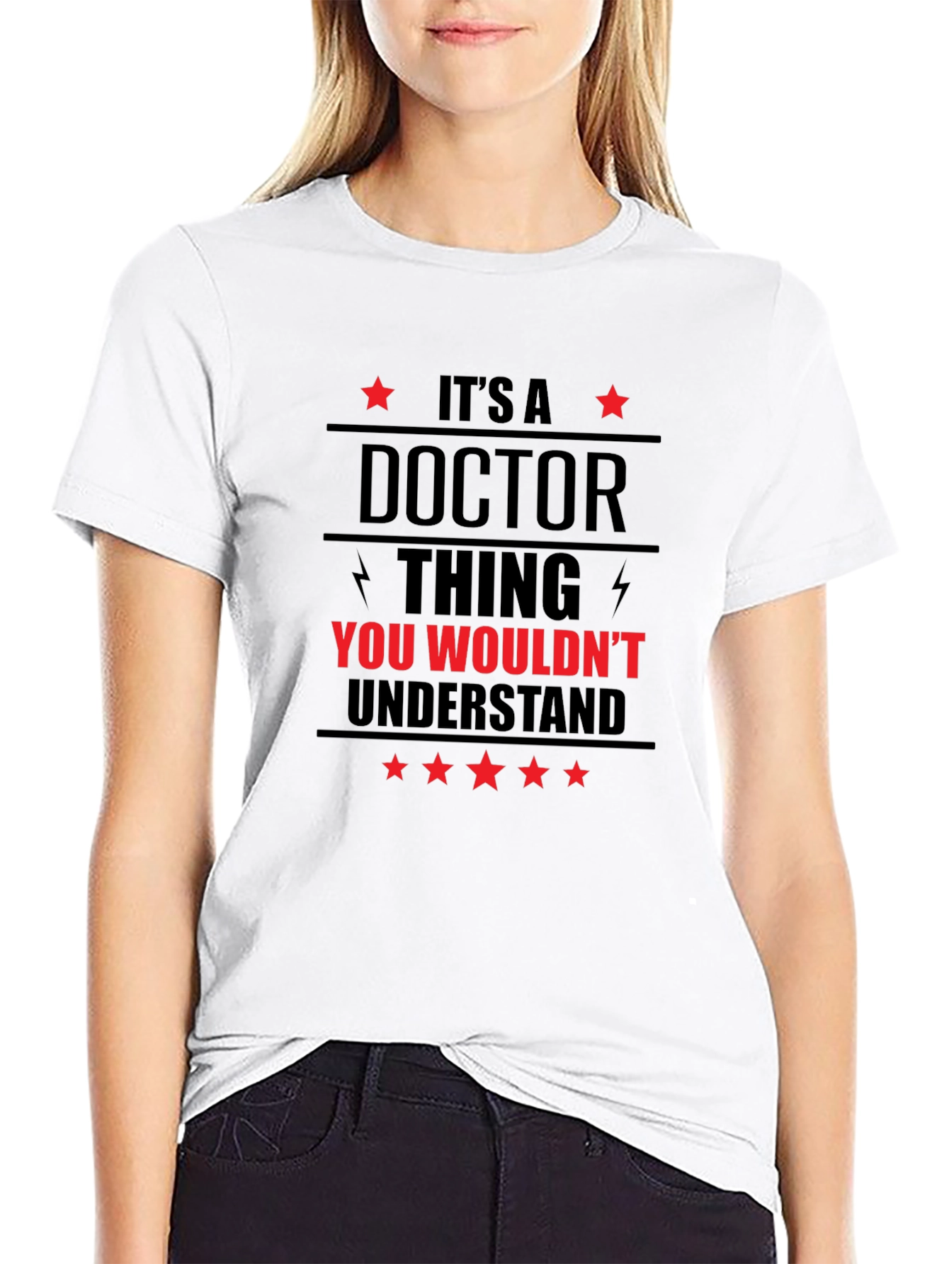 Black It's a Doctor Thing You Wouldn't Understand T-Shirt view 9