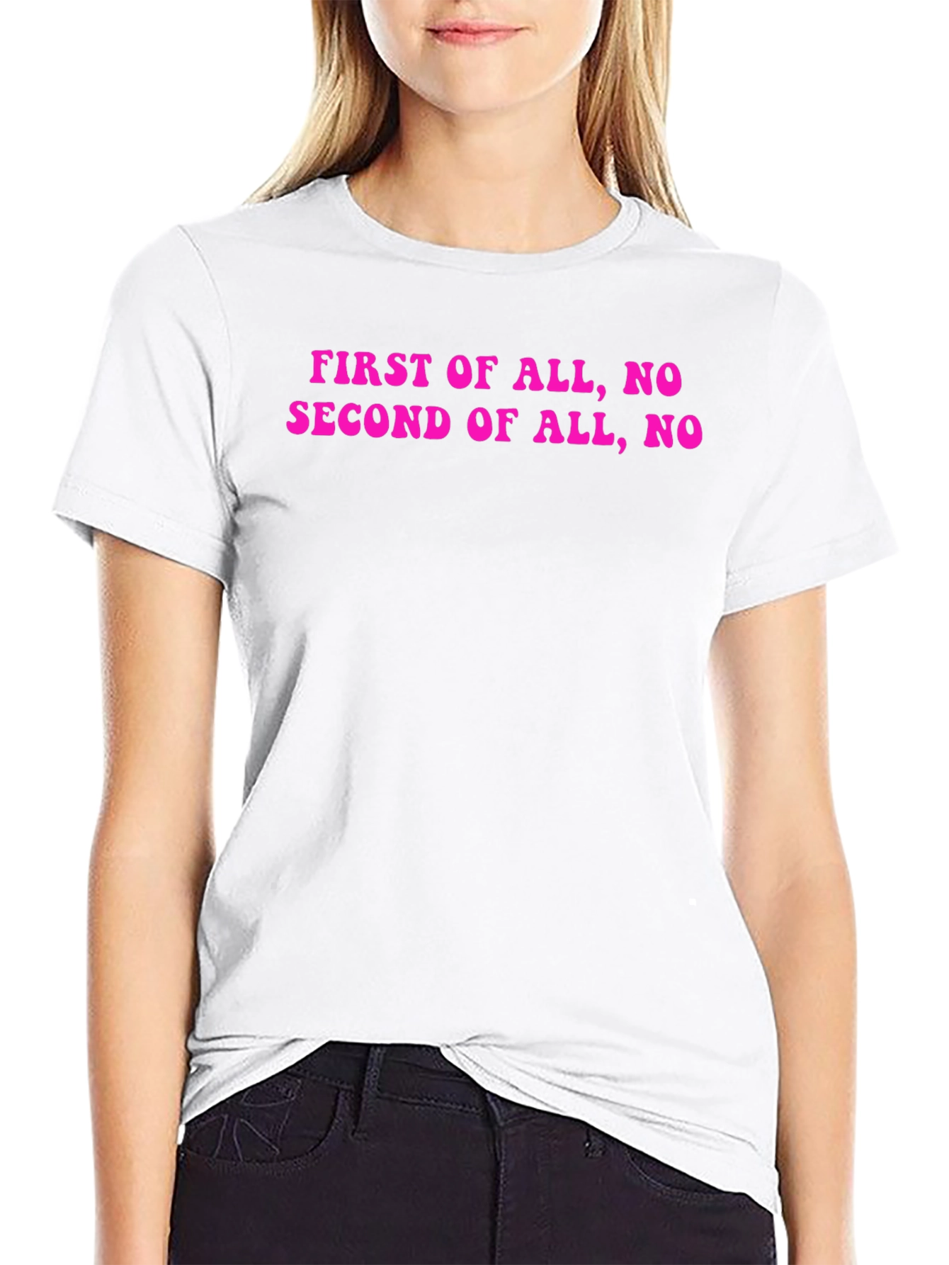 Black Funny Sarcastic Statement Graphic T-Shirt view 9