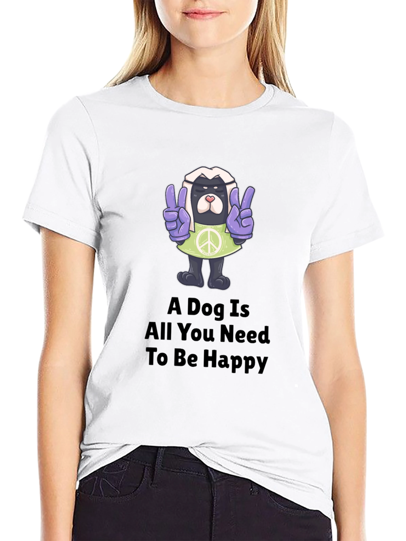 Black Dog Is All You Need T-Shirt view 9