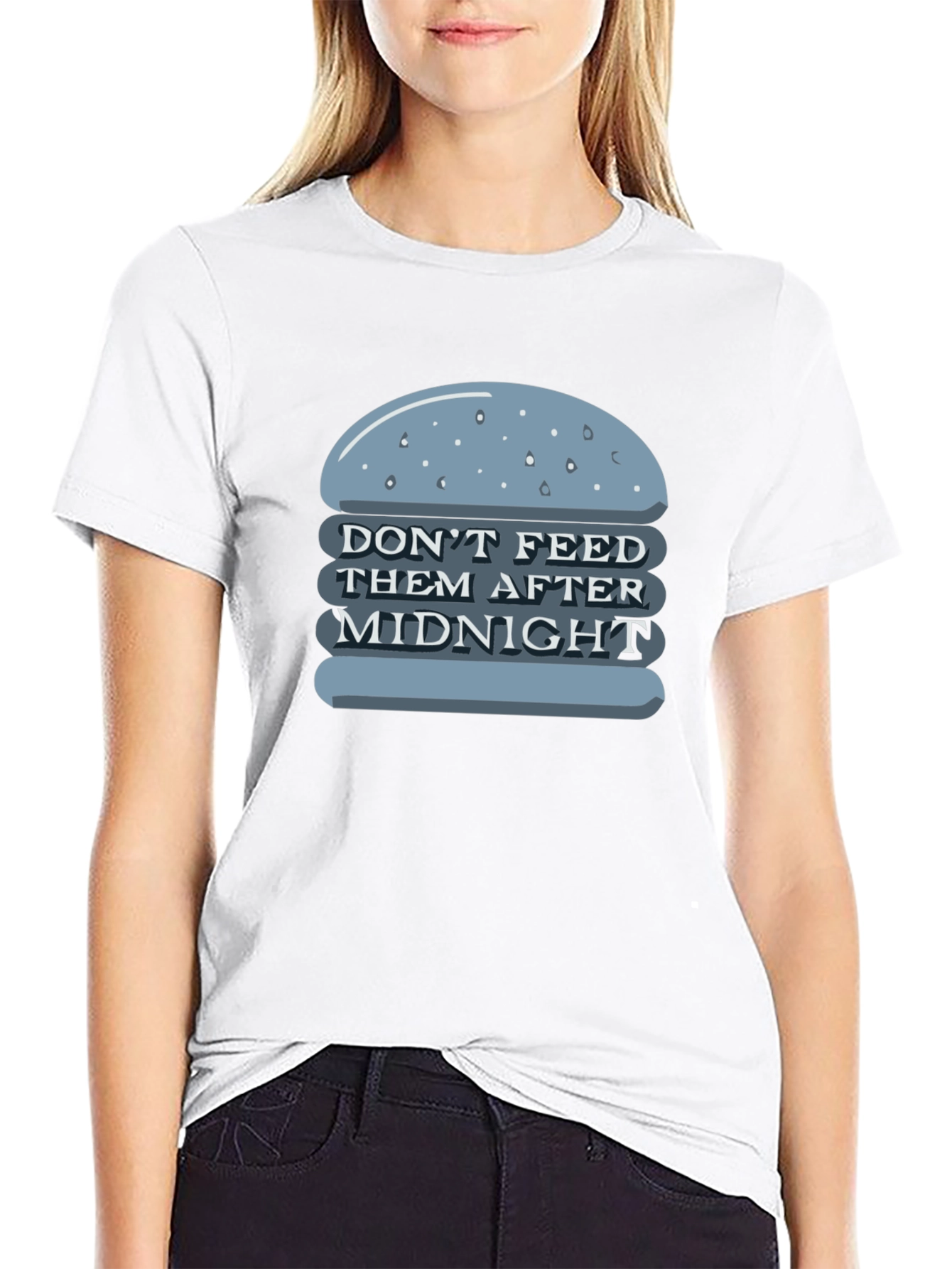 Black Don't Feed After Midnight T-Shirt view 9