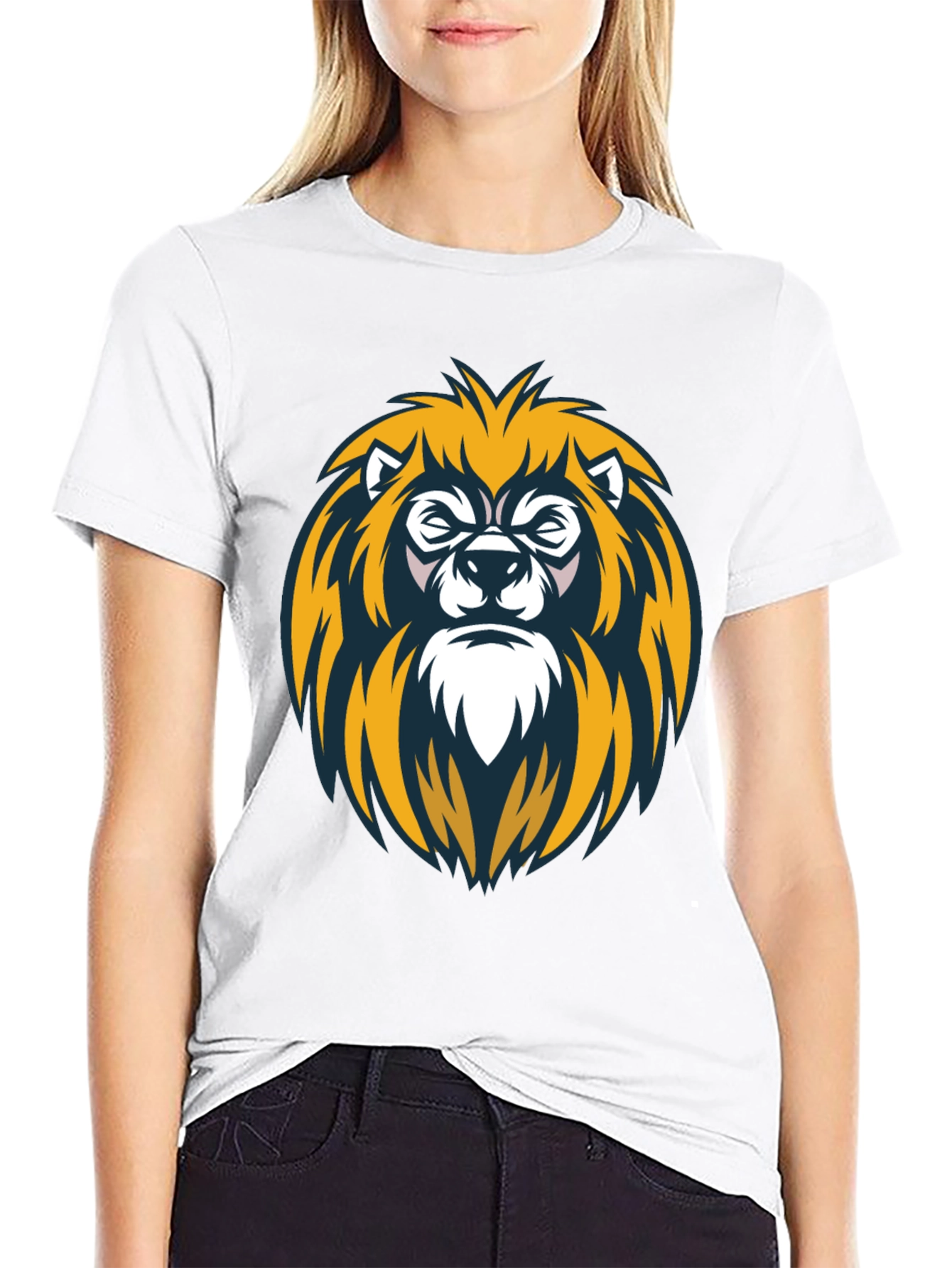 Black Lion Graphic T-Shirt - Bold Style view 9