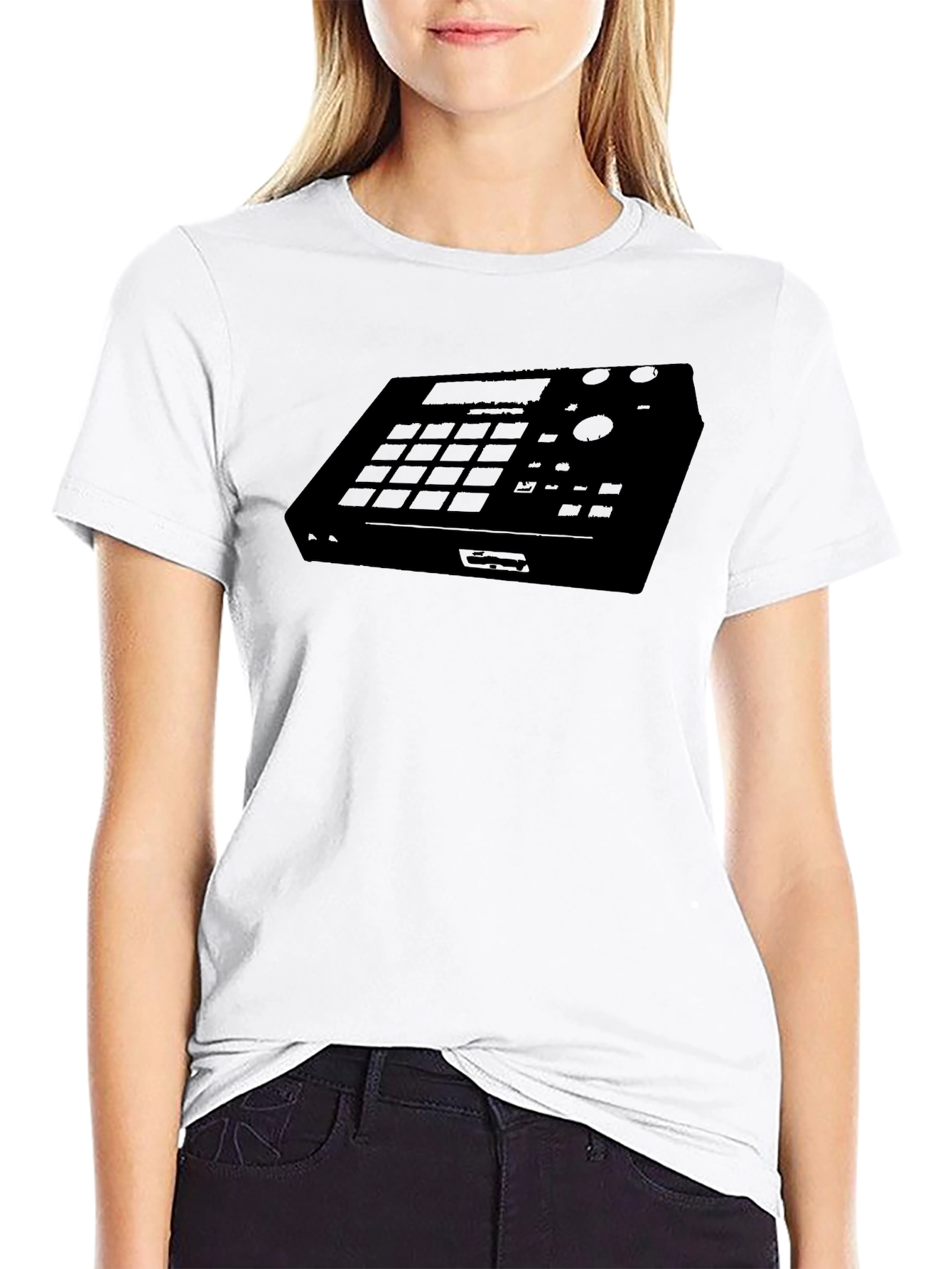 Black MPC Music Producer T-Shirt view 9