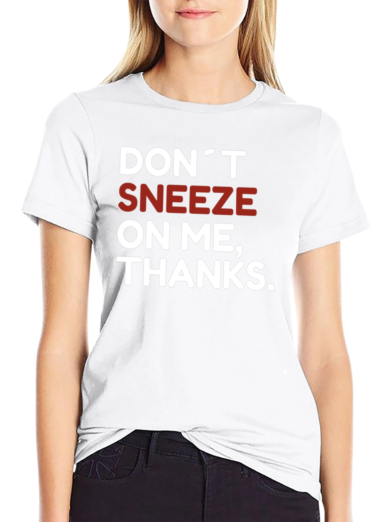 Black Don't Sneeze On Me T-Shirt Novelty Graphic Tee view 9