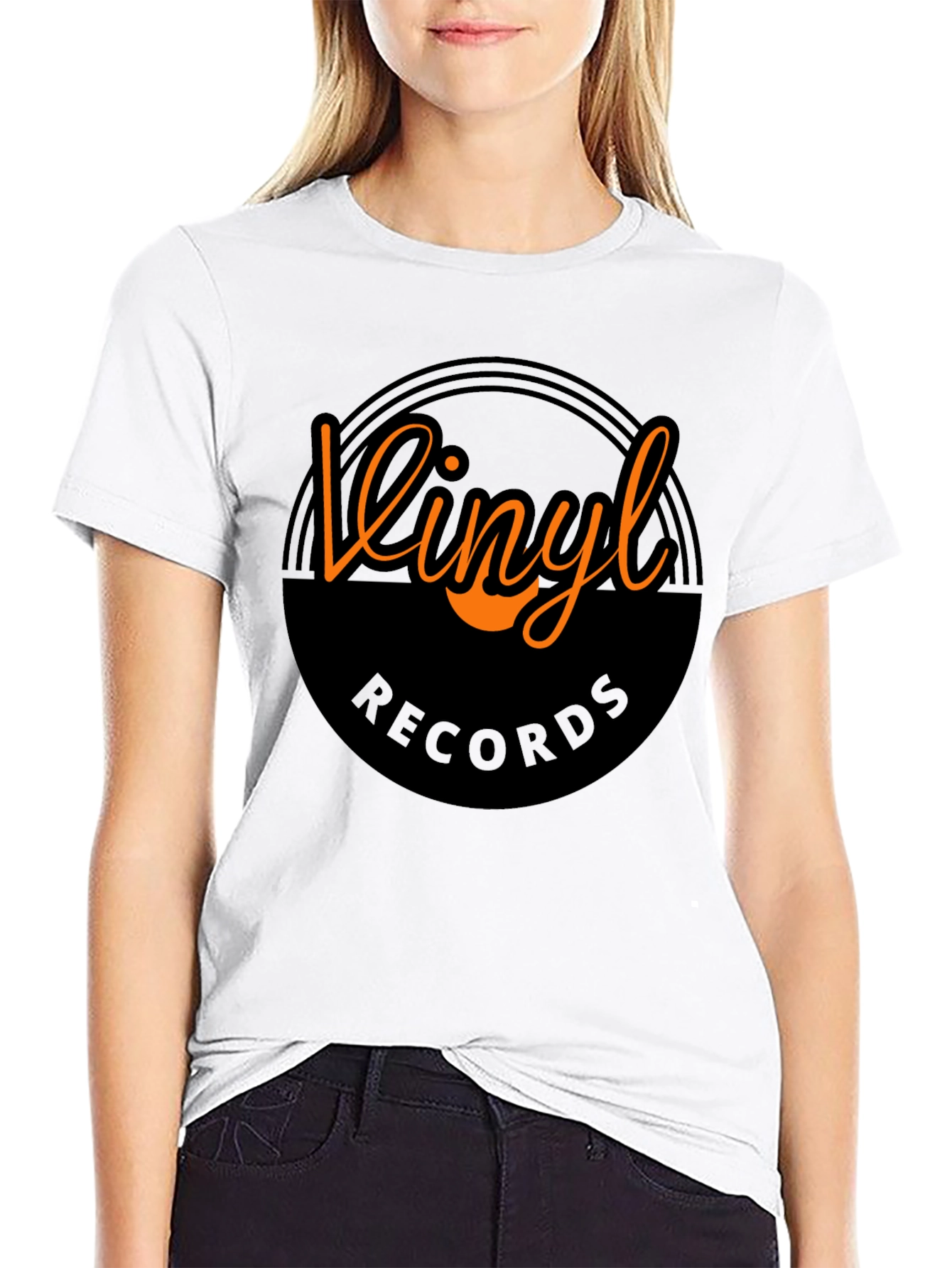 Black Vinyl Records Graphic Tee - Music Lover Shirt view 9
