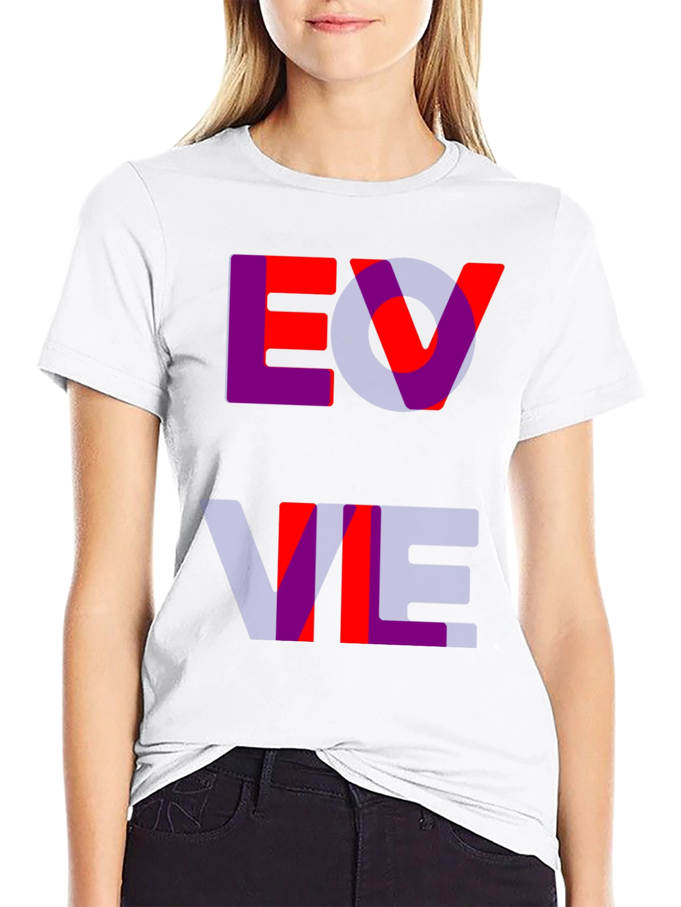 Black Bold Graphic Tee - Evil Design view 9