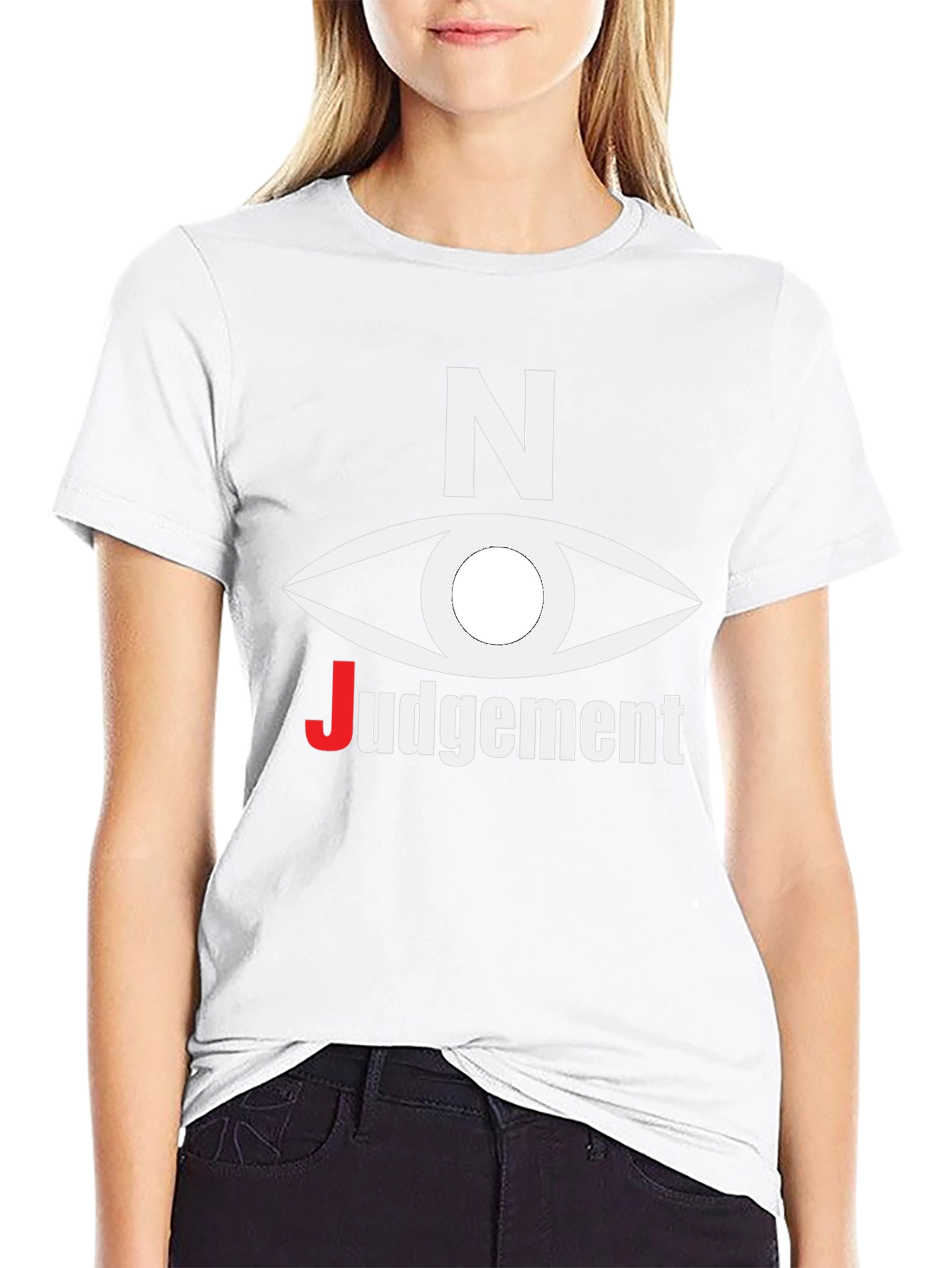 Black Novelty N Eye Judgement Graphic Tee - Black view 9