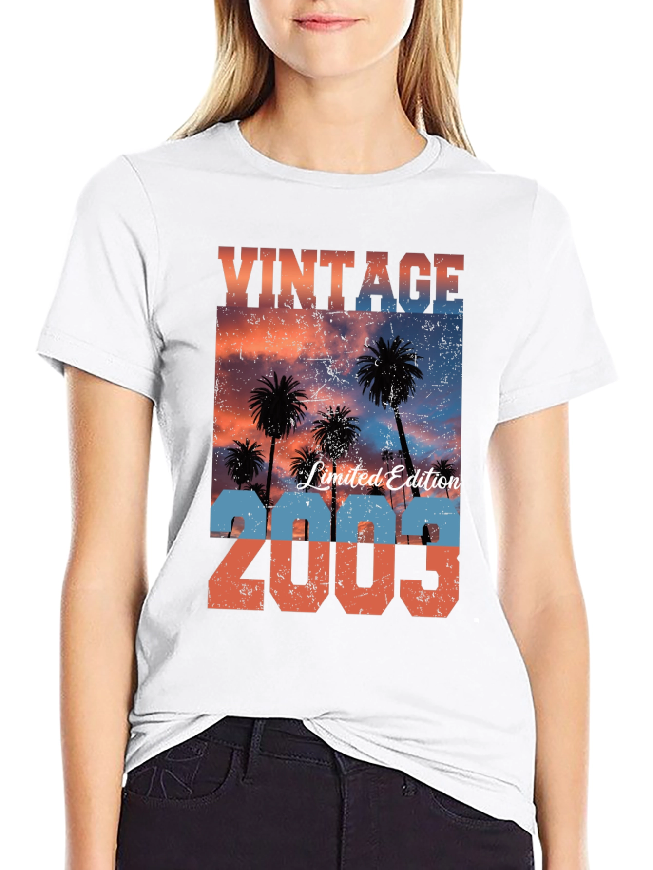 Black Vintage 2003 Limited Edition Palm Tee view 9