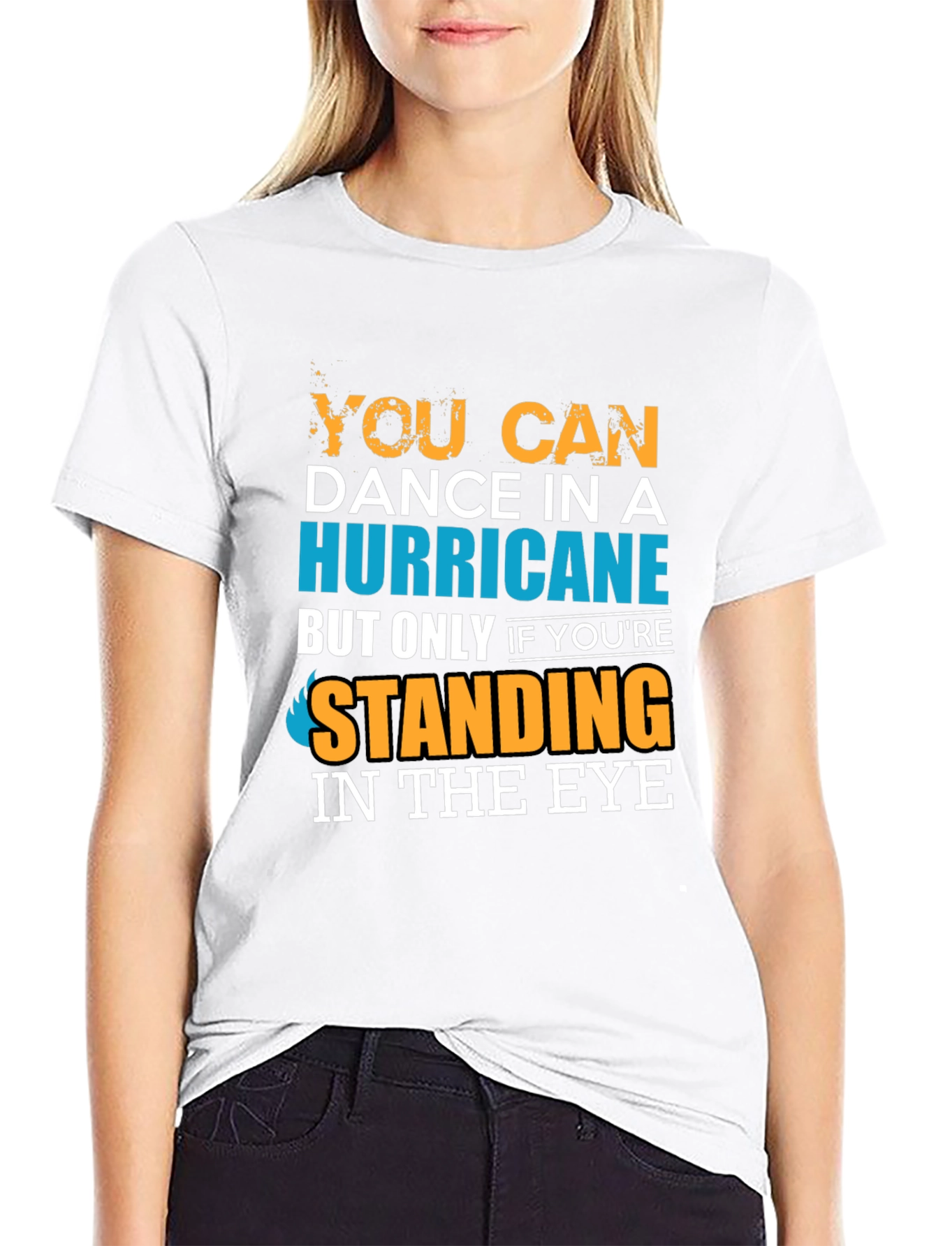 Black Dance in a Hurricane T-Shirt: Bold Graphic Tee view 9