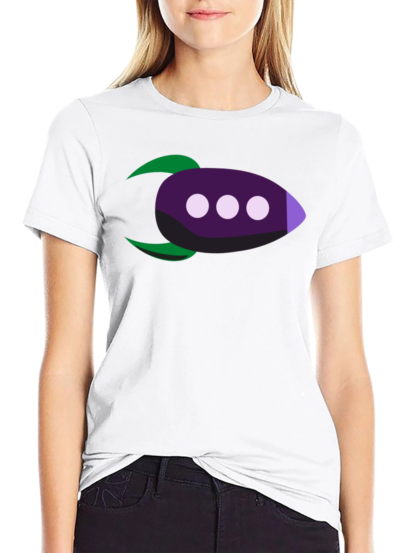 Black Rocket T-Shirt - Space Adventure Design view 9