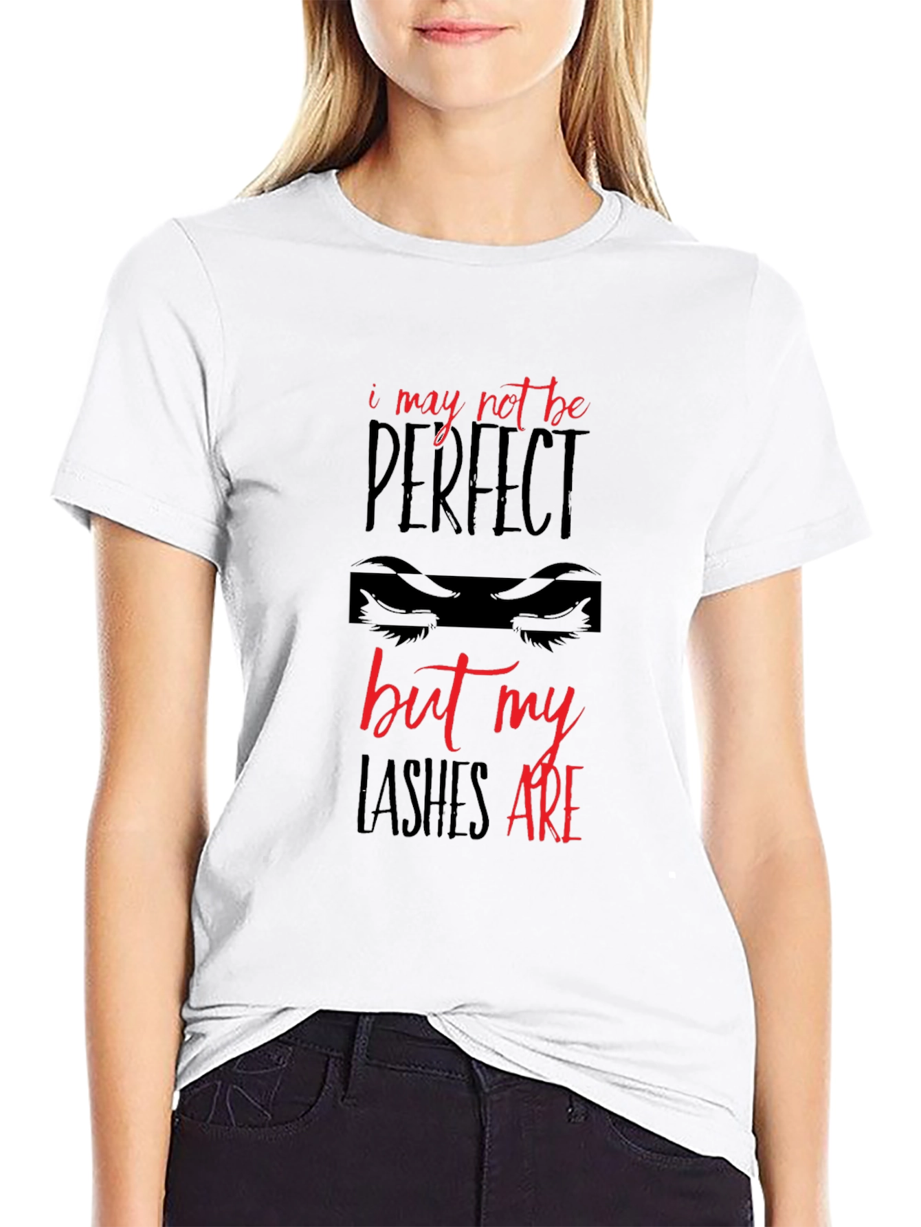 Black Lashes Are Perfect T-Shirt view 9