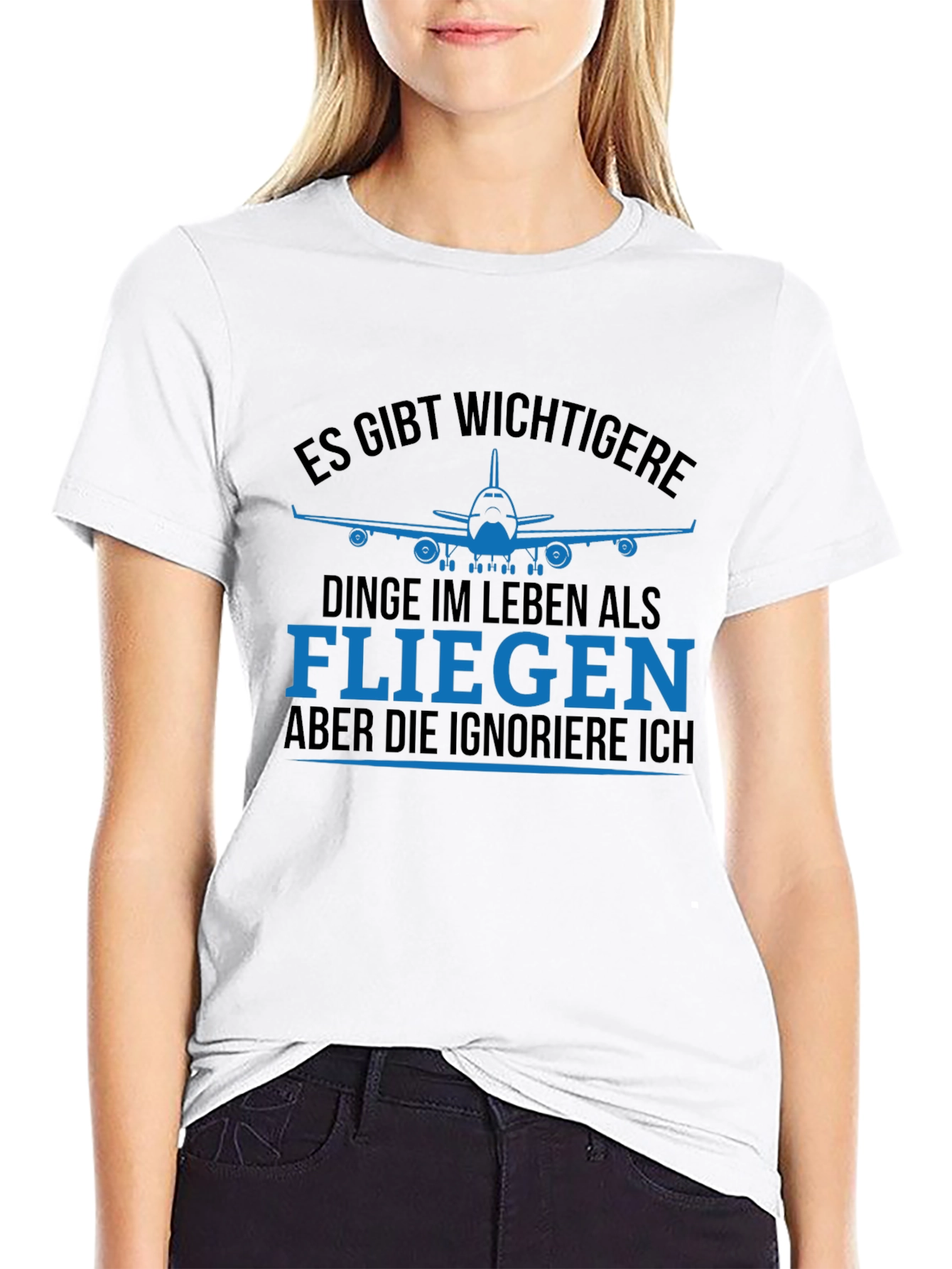 Funny Aviation T-Shirt - Es Gibt Wichtigere Dinge Im Leben Als Fliegen - 9