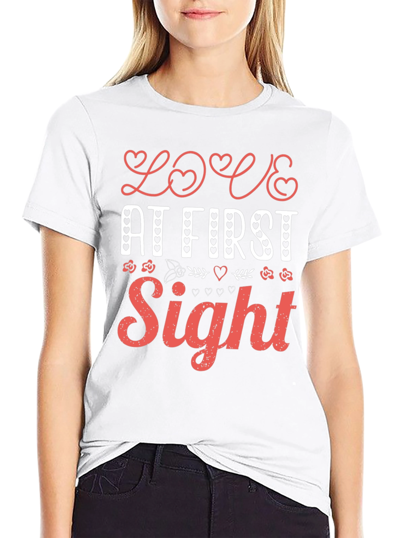 Black Love At First Sight T-Shirt view 9