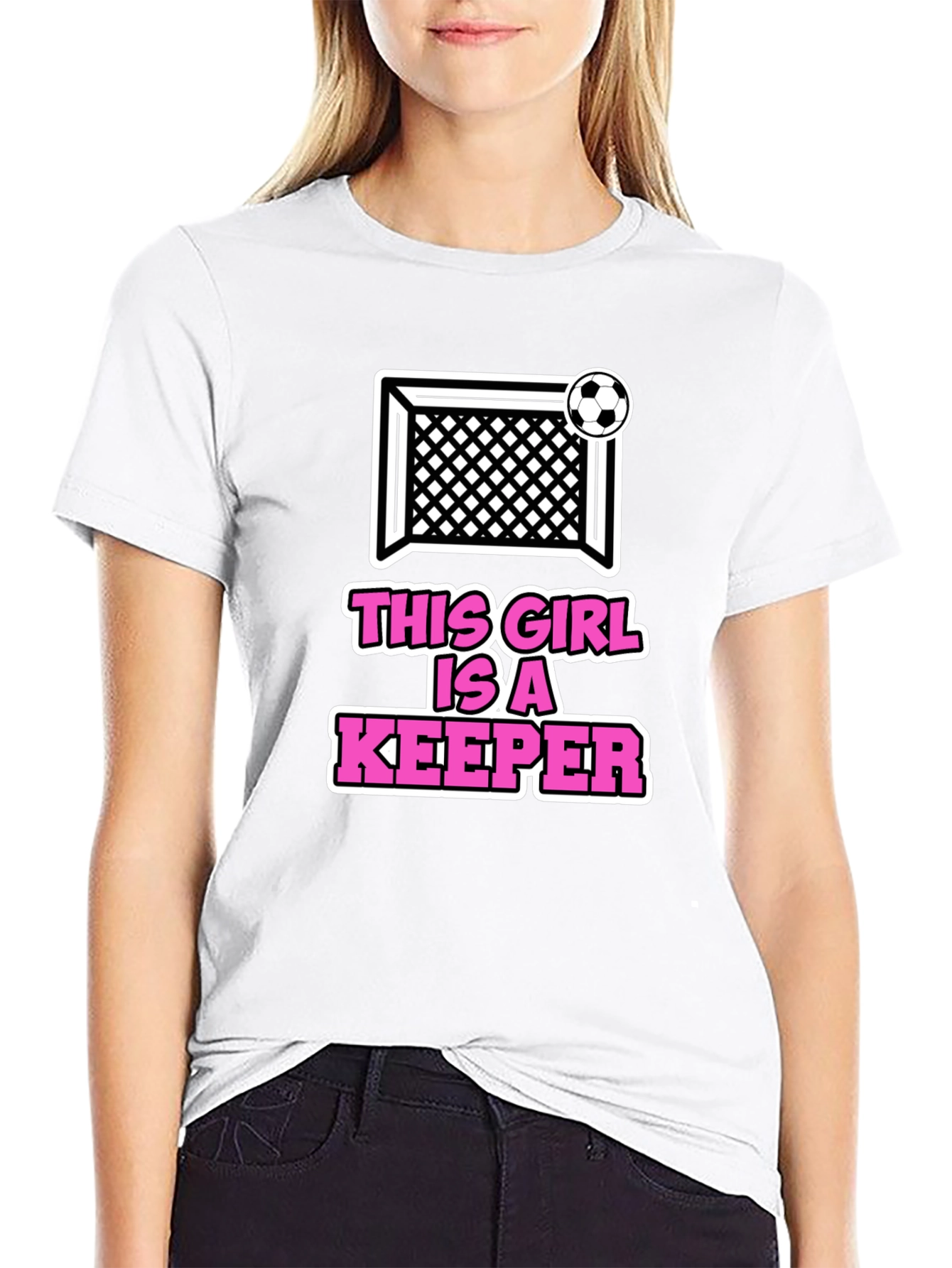 Black This Girl is a Keeper T-Shirt view 9