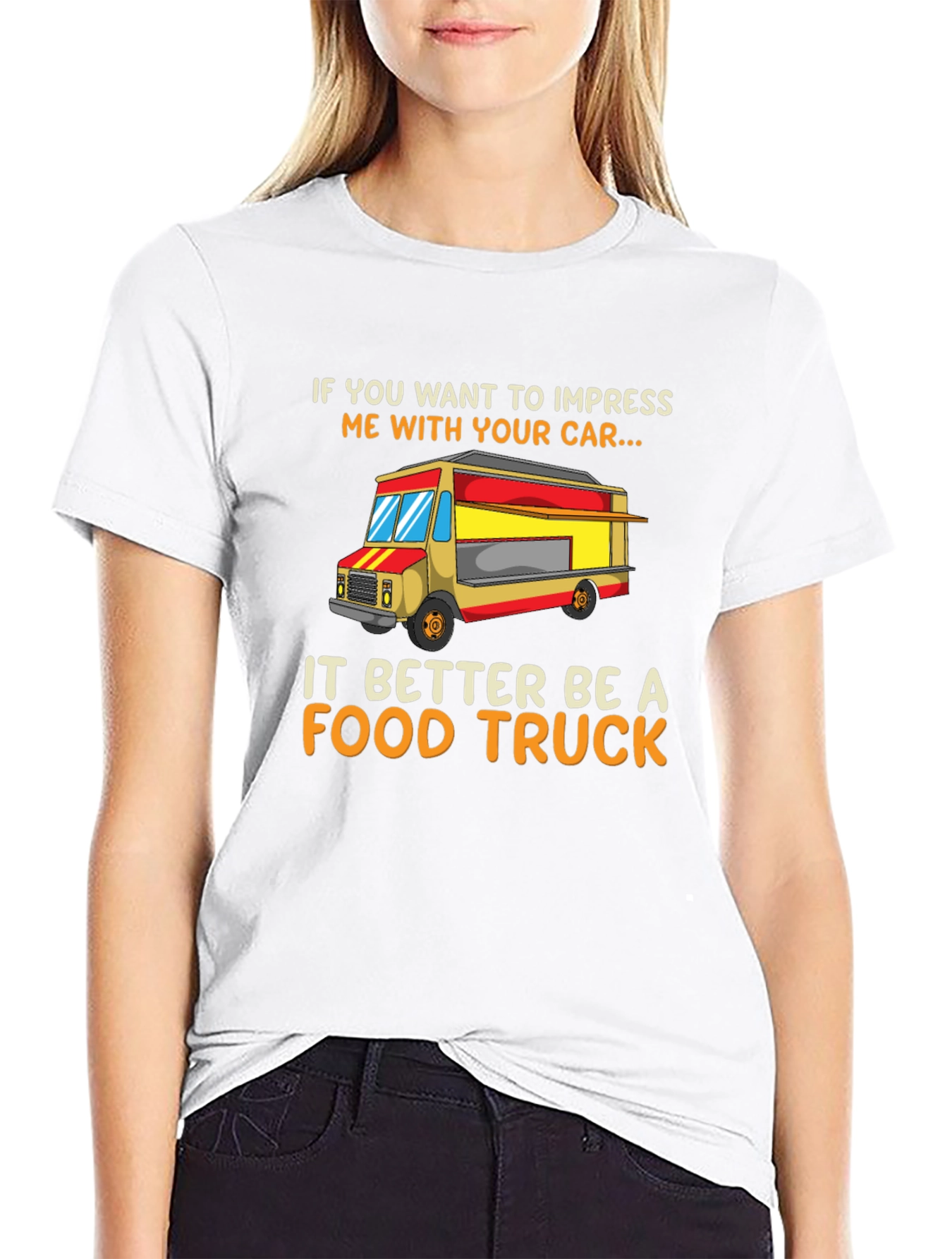 Black Food Truck T-Shirt - Funny Car Lover Tee view 9