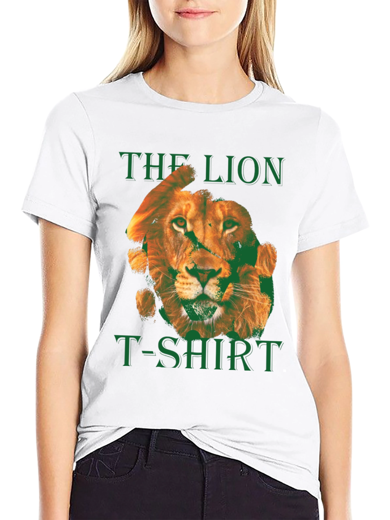 Black The Lion T-Shirt - Graphic Print view 9