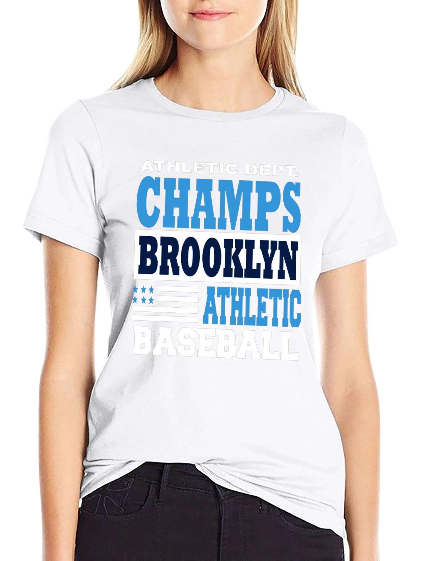 Black Brooklyn Baseball Champs Graphic T-Shirt view 9
