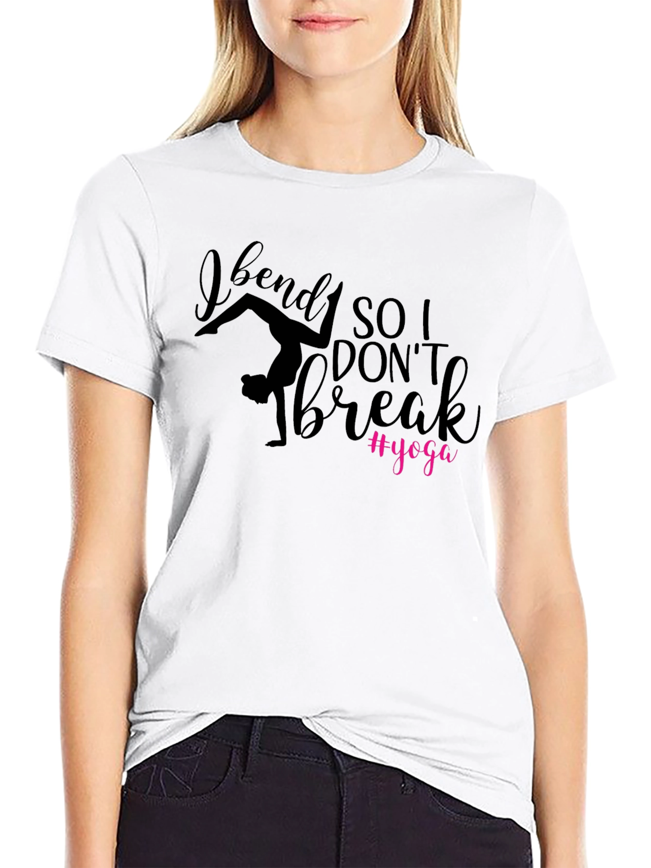 I Bend So I Don't Break Yoga Tee - 9
