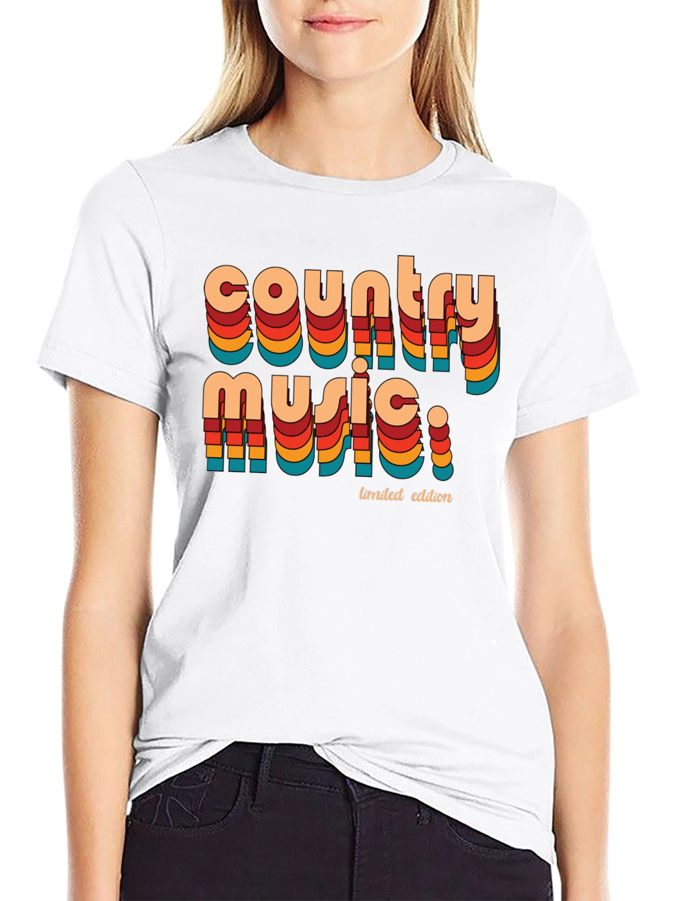 Black Country Music Limited Edition Retro Graphic T-Shirt view 9