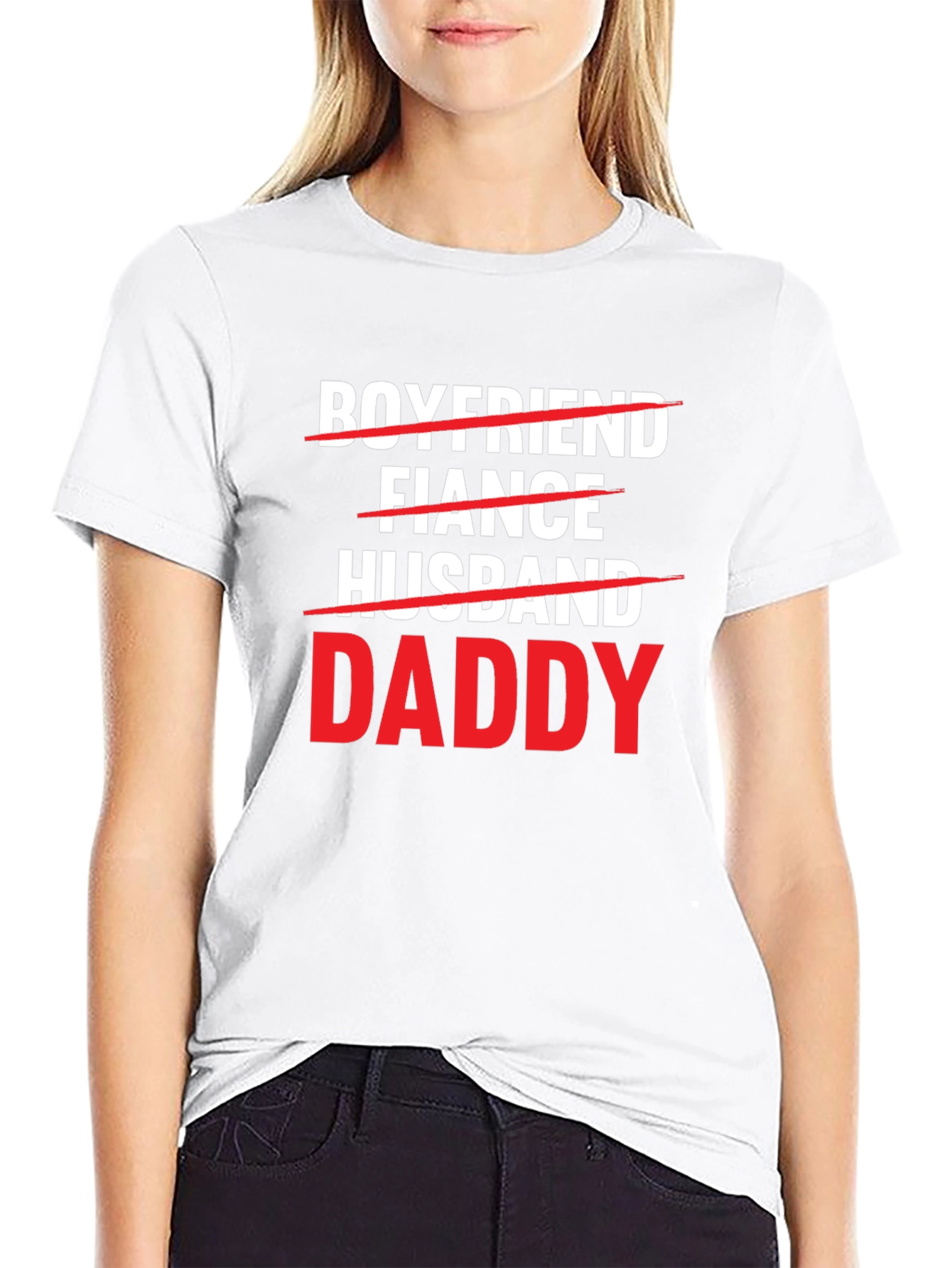 Black Boyfriend Fiance Husband Daddy T-Shirt view 9