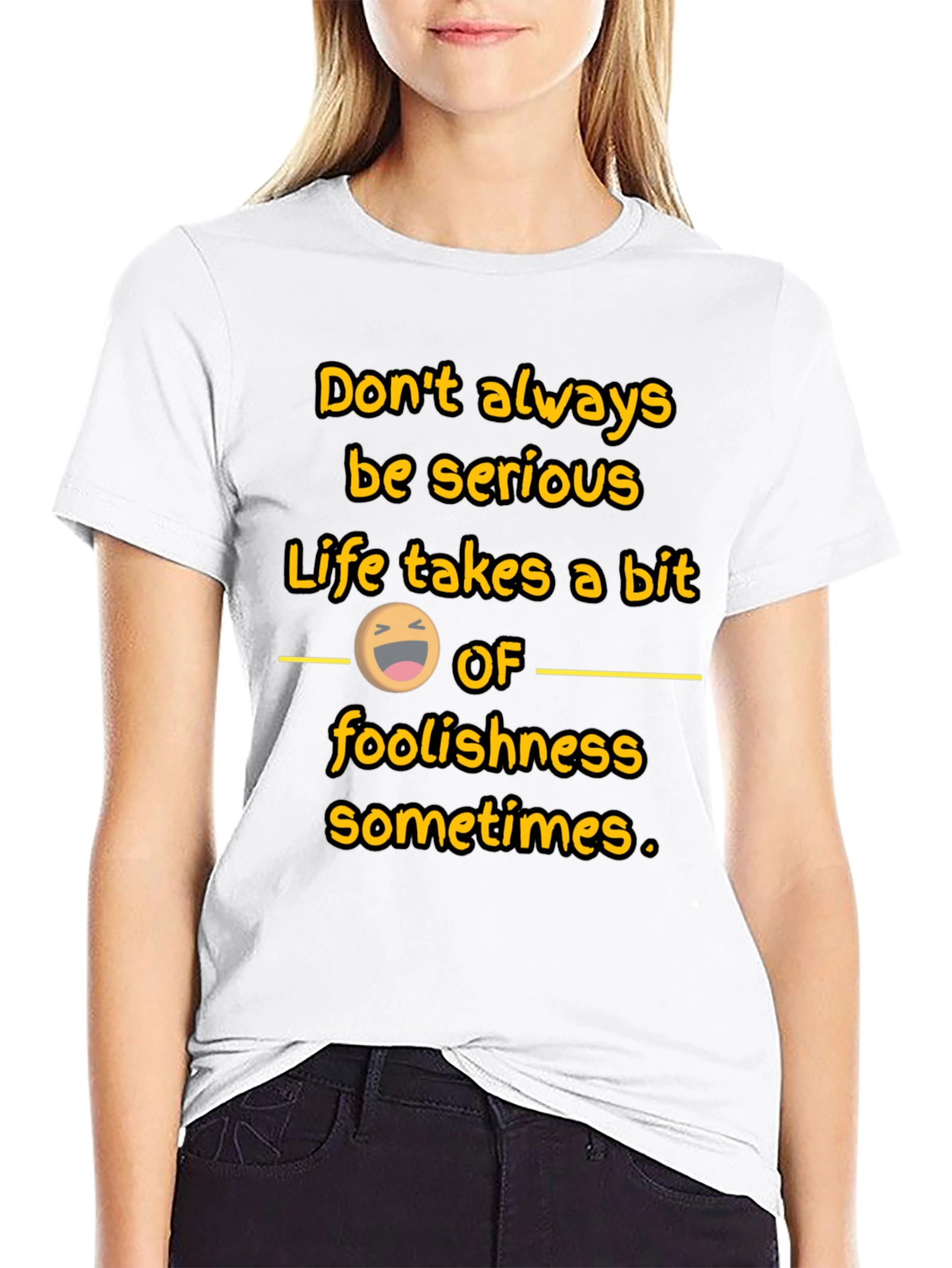 Black Humorous Graphic T-Shirt view 9