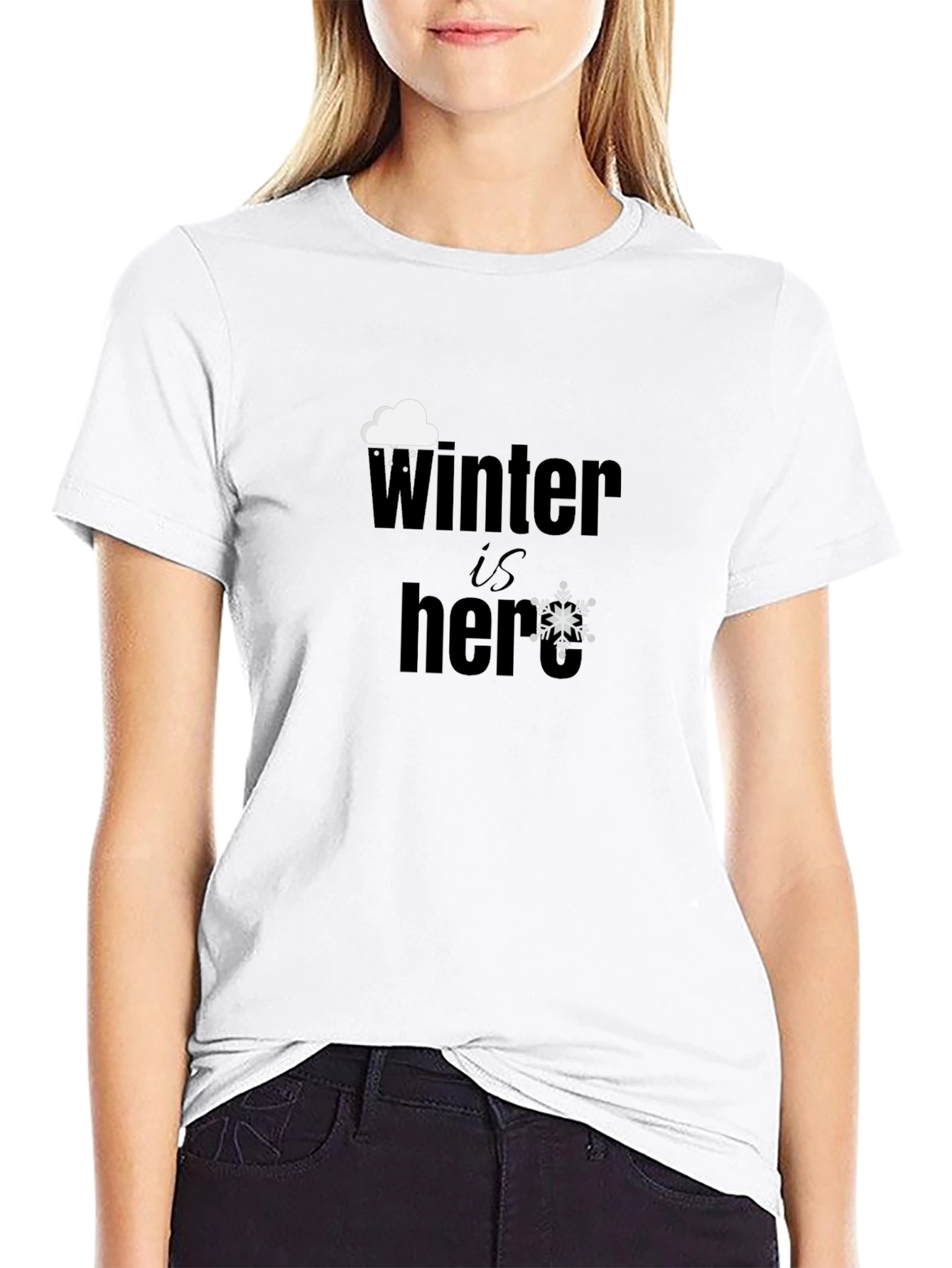 Black Winter is Here Graphic Tee view 9