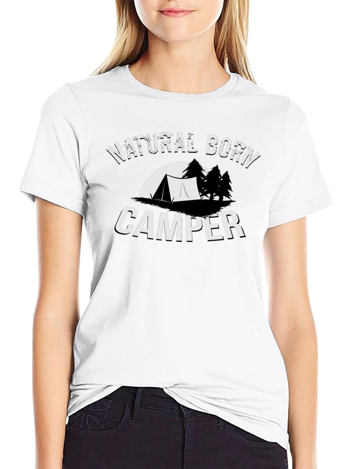 Black Natural Born Camper Black T-Shirt view 9