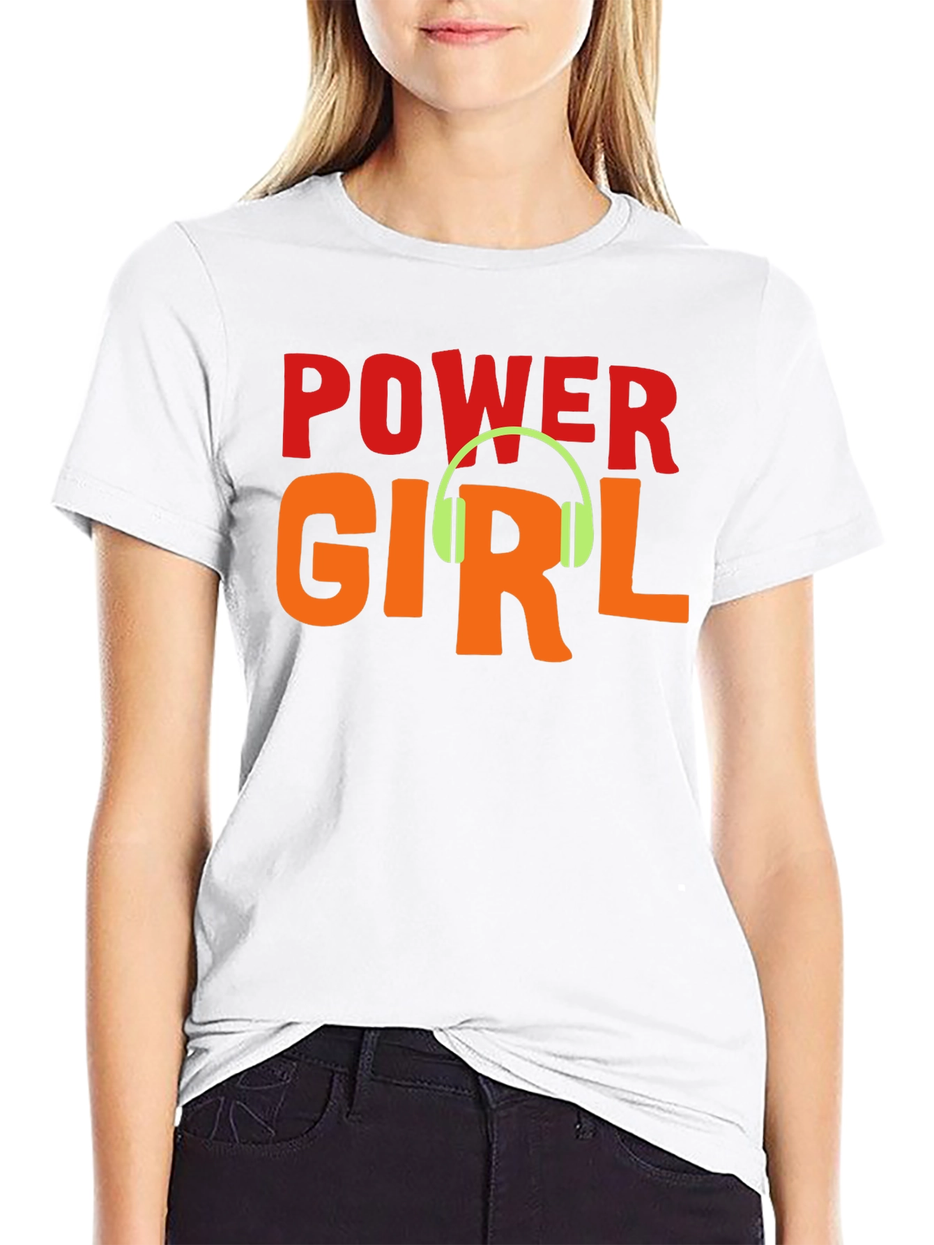Black Power Girl Graphic T-Shirt - Stylish & Comfortable view 9