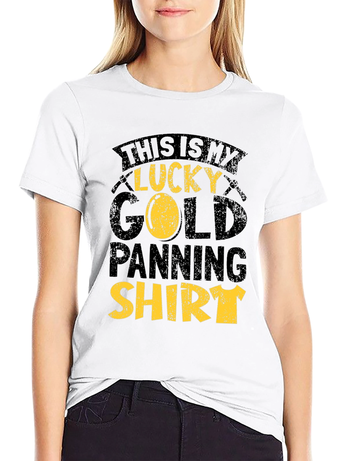 Black Lucky Gold Panning Shirt - Black Tee view 9