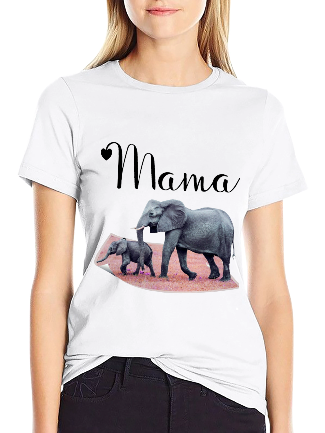 Mama Elephant T-Shirt, Family Love Tee - 9