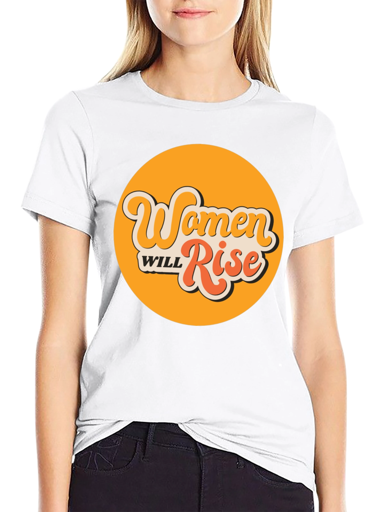 Black Women Will Rise Graphic Tee - Retro Style view 9