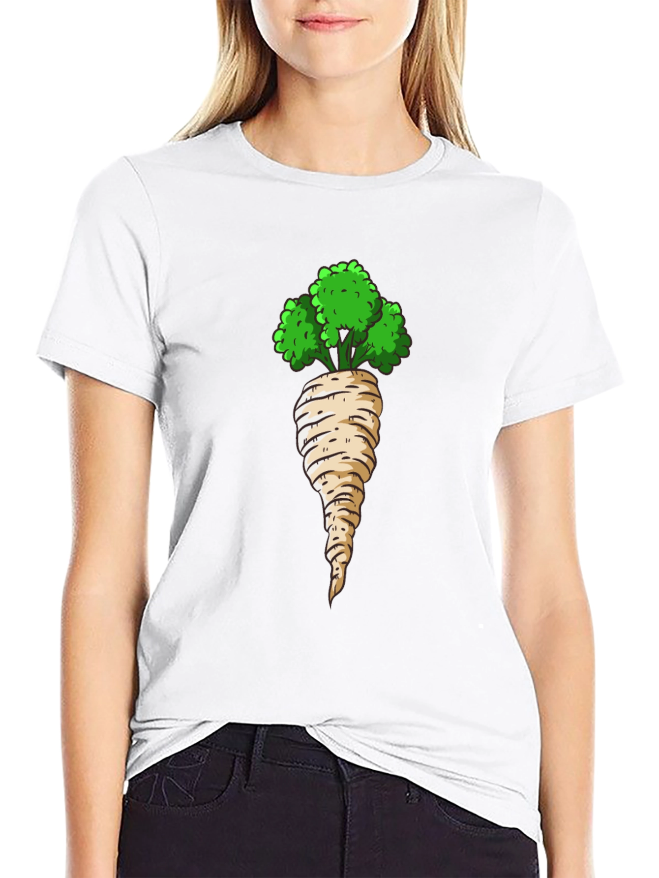 Black Radish Graphic Tee - Unique Foodie Fashion view 9