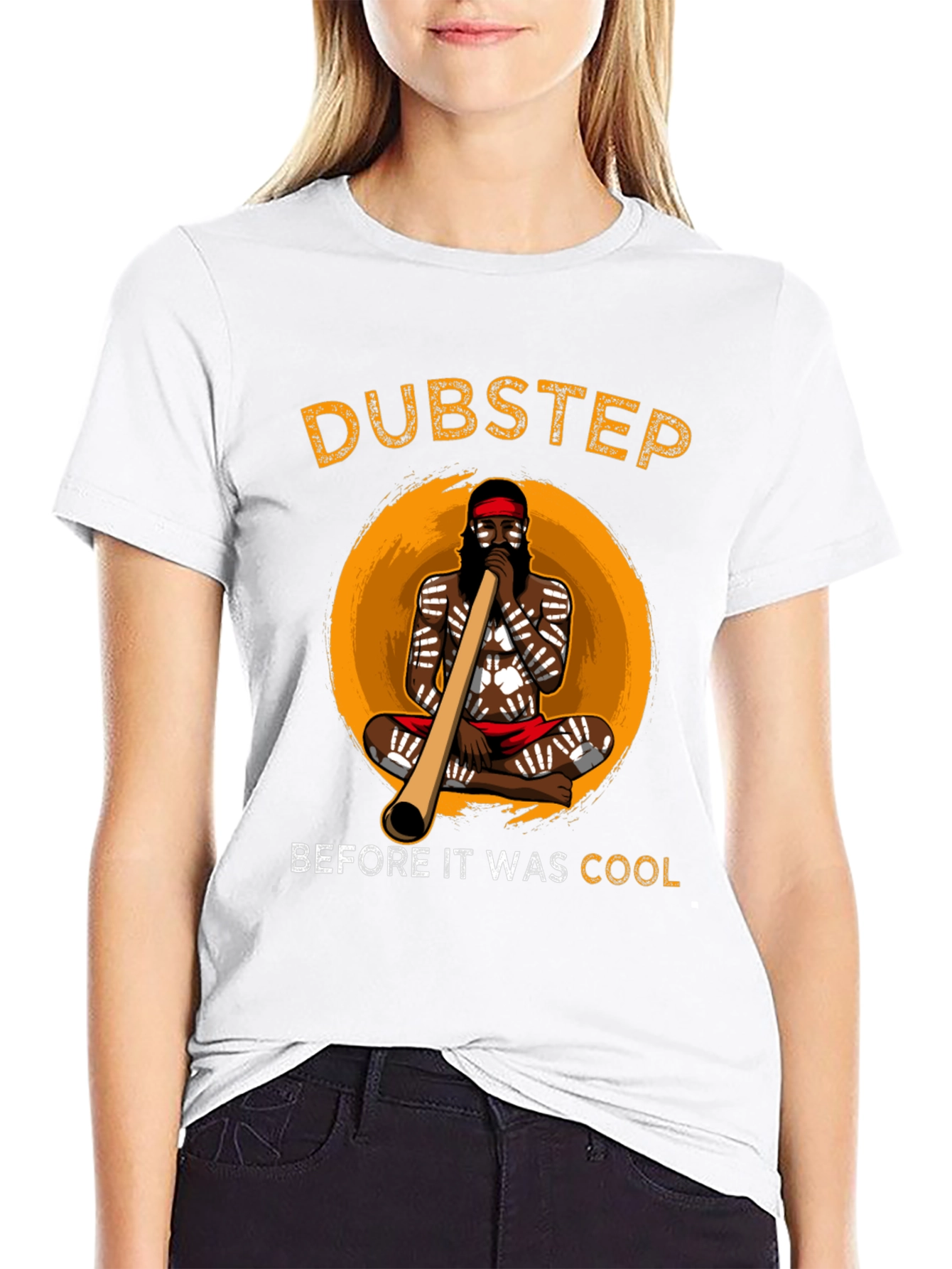 Black Dubstep Didgeridoo T-Shirt view 9