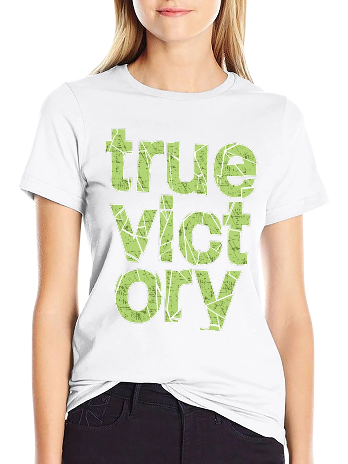 Black True Victory Graphic Tee - Stylish Men's T-Shirt view 9