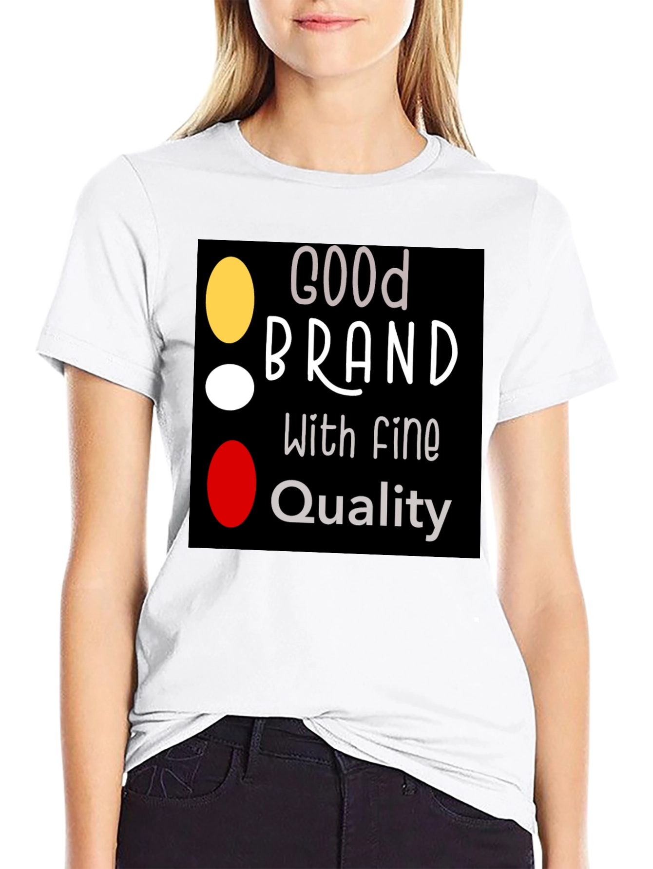 Black Good Brand Quality T-Shirt, Graphic Tee view 9