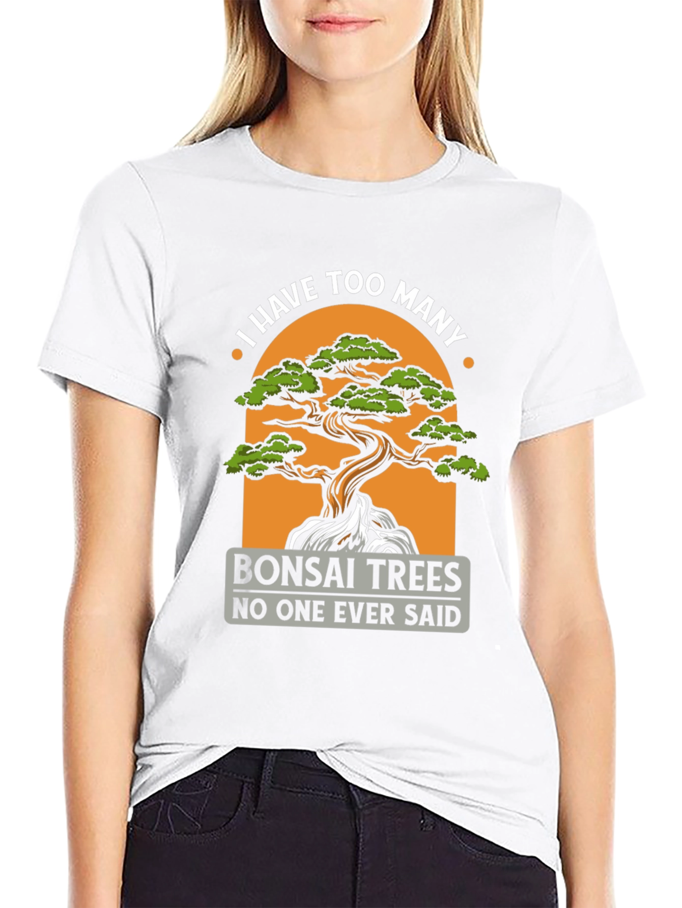 Black Bonsai Trees T-Shirt - 'I Have Too Many' view 9
