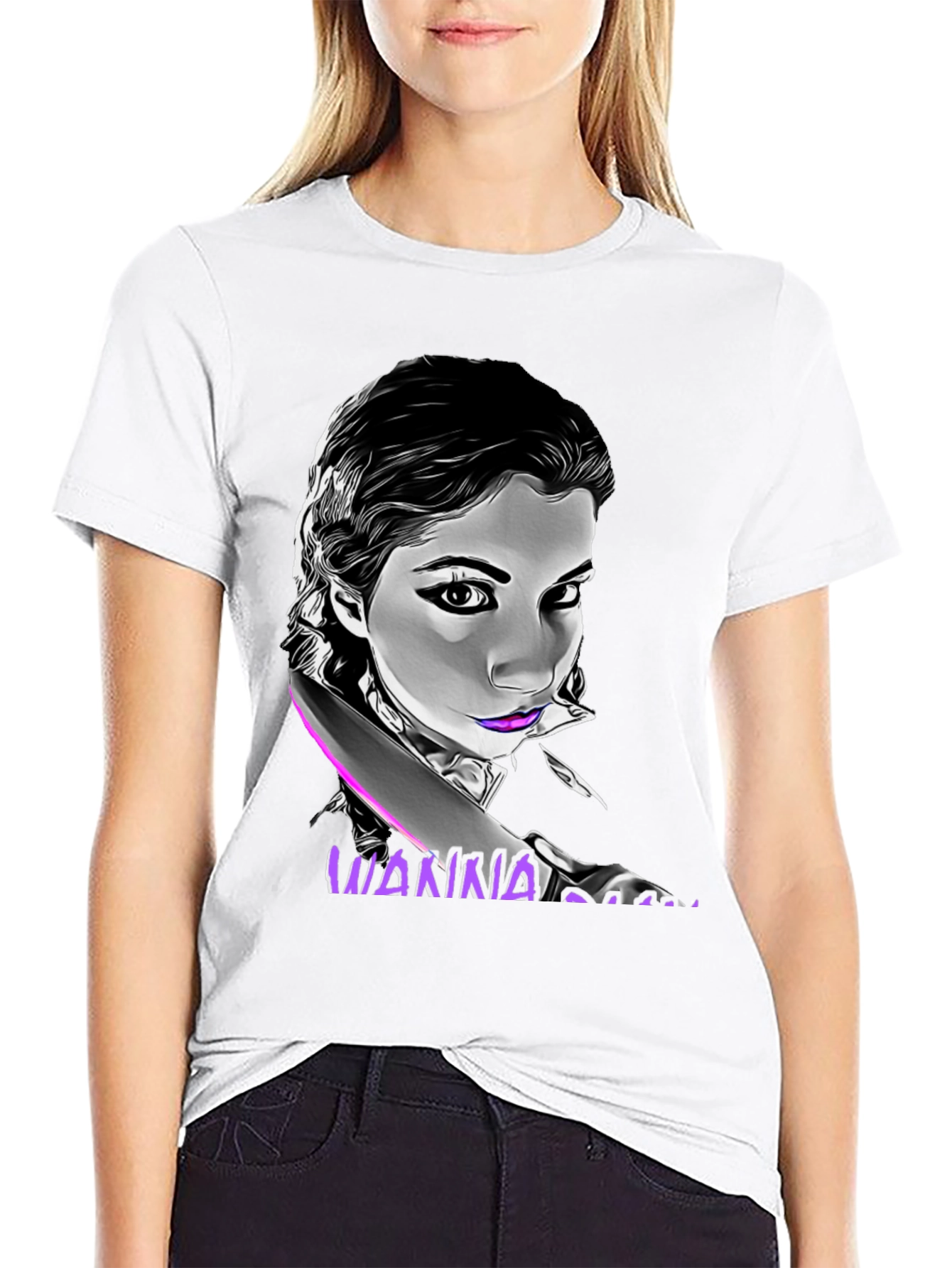 Black Wanna Dart T-Shirt view 9