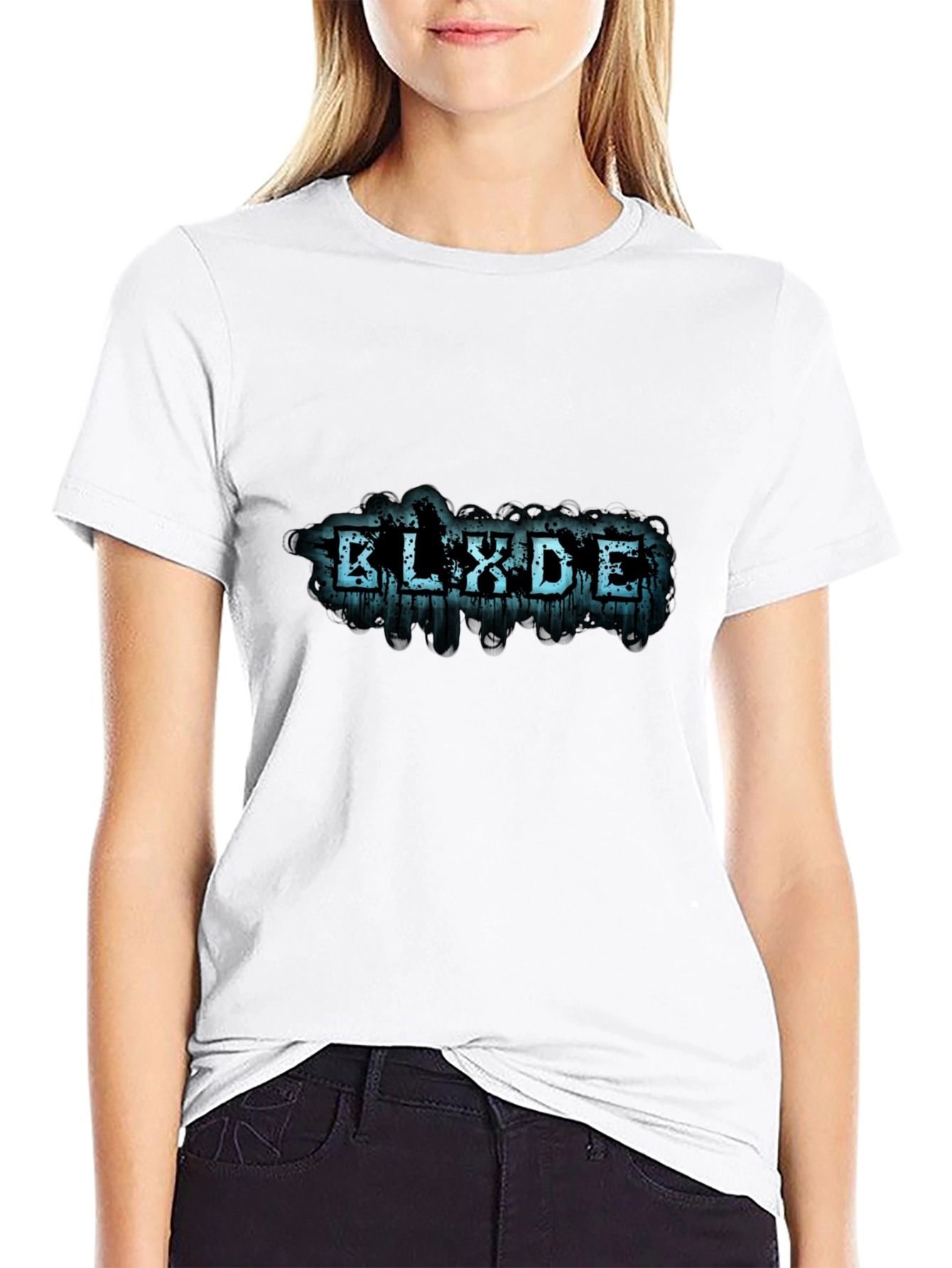 Black Blxde Graphic Print Black T-Shirt view 9