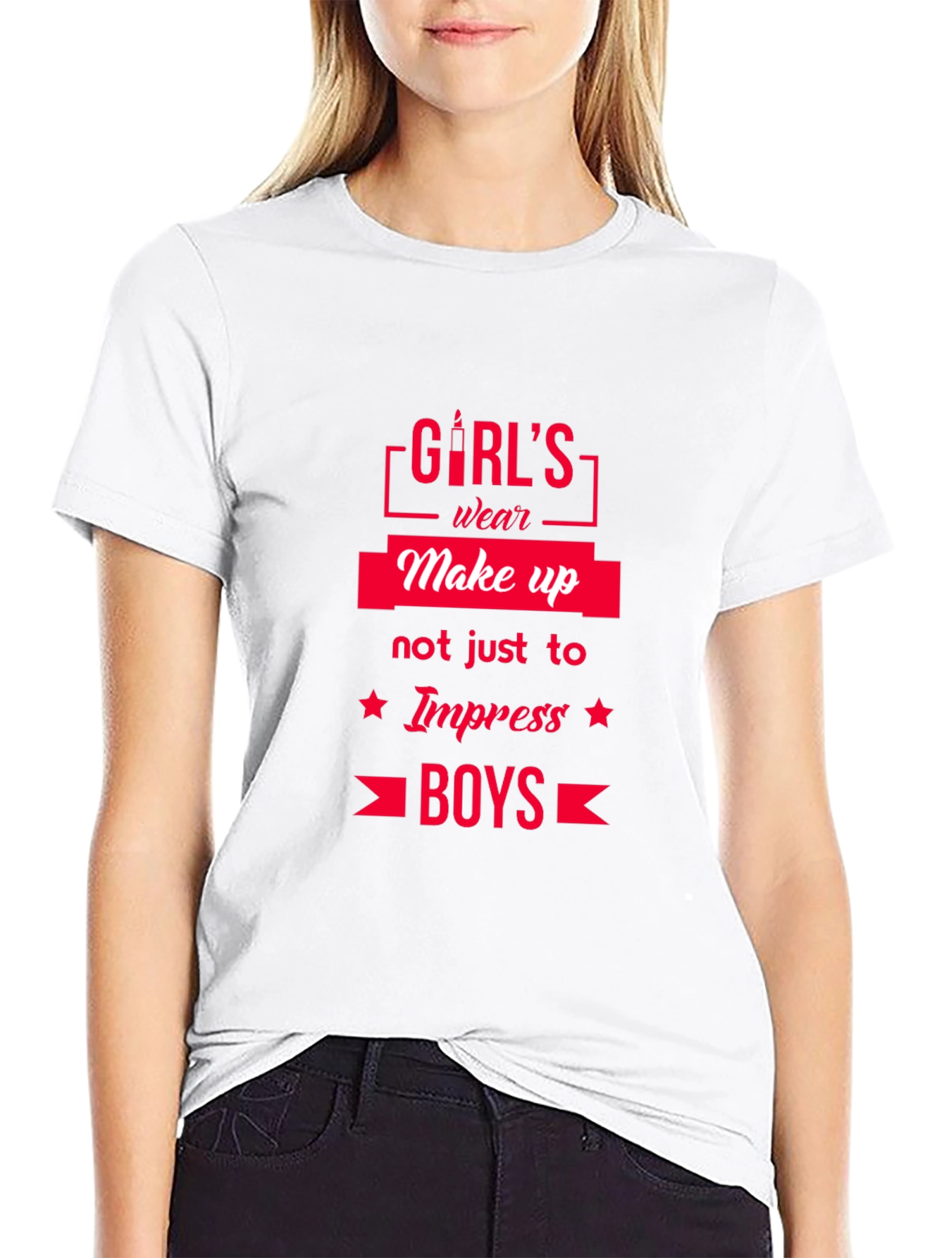 Black Girl's Makeup T-Shirt - Empowering Fashion view 9
