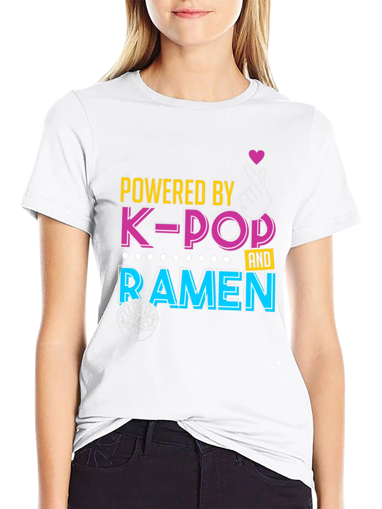 Powered By K-Pop and Ramen T-Shirt - 9