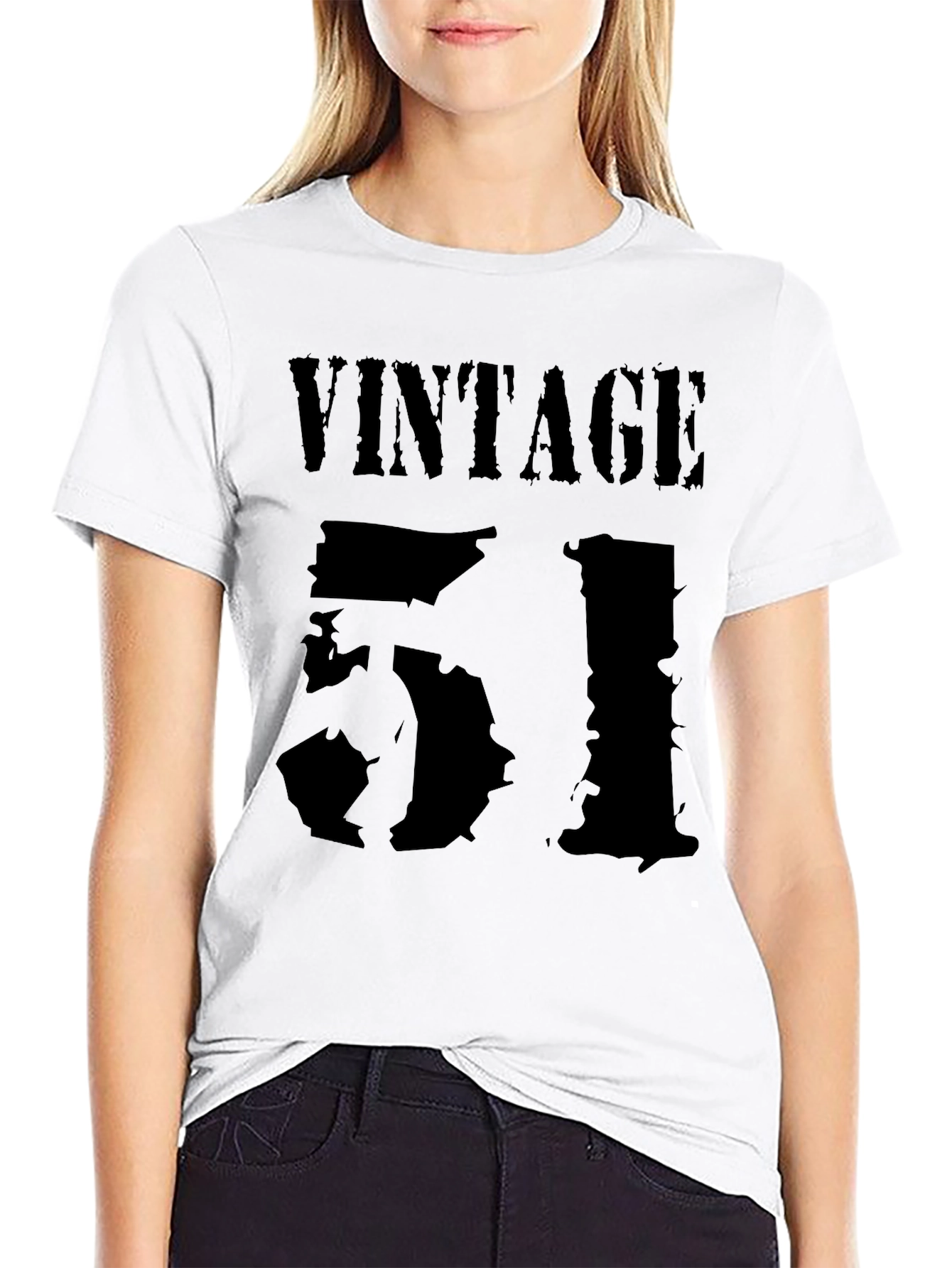Black Vintage 51 Black T-Shirt view 9