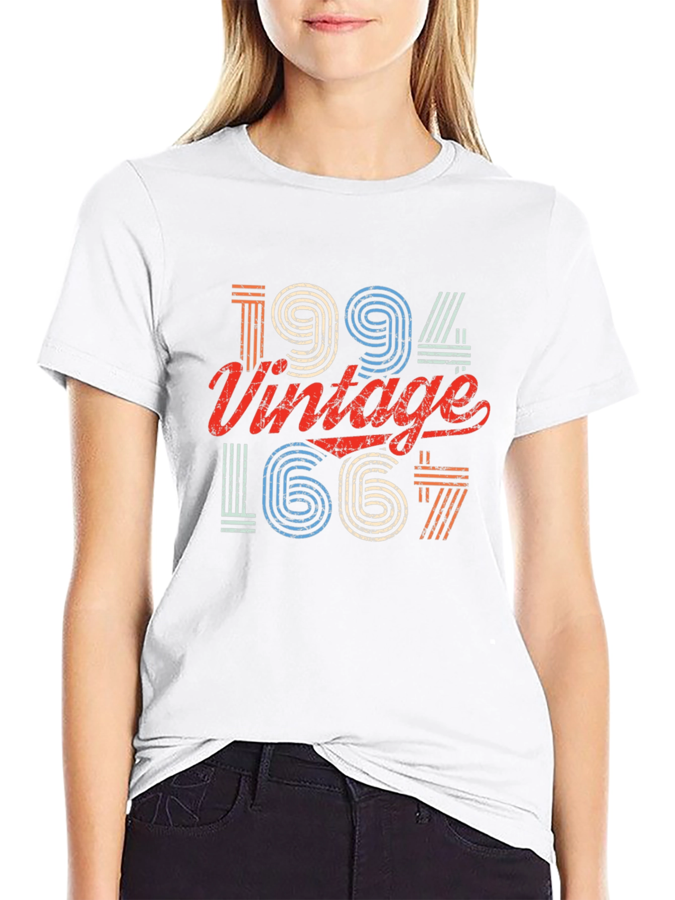 Black Vintage 1994 T-Shirt - Retro Birthday Gift view 9