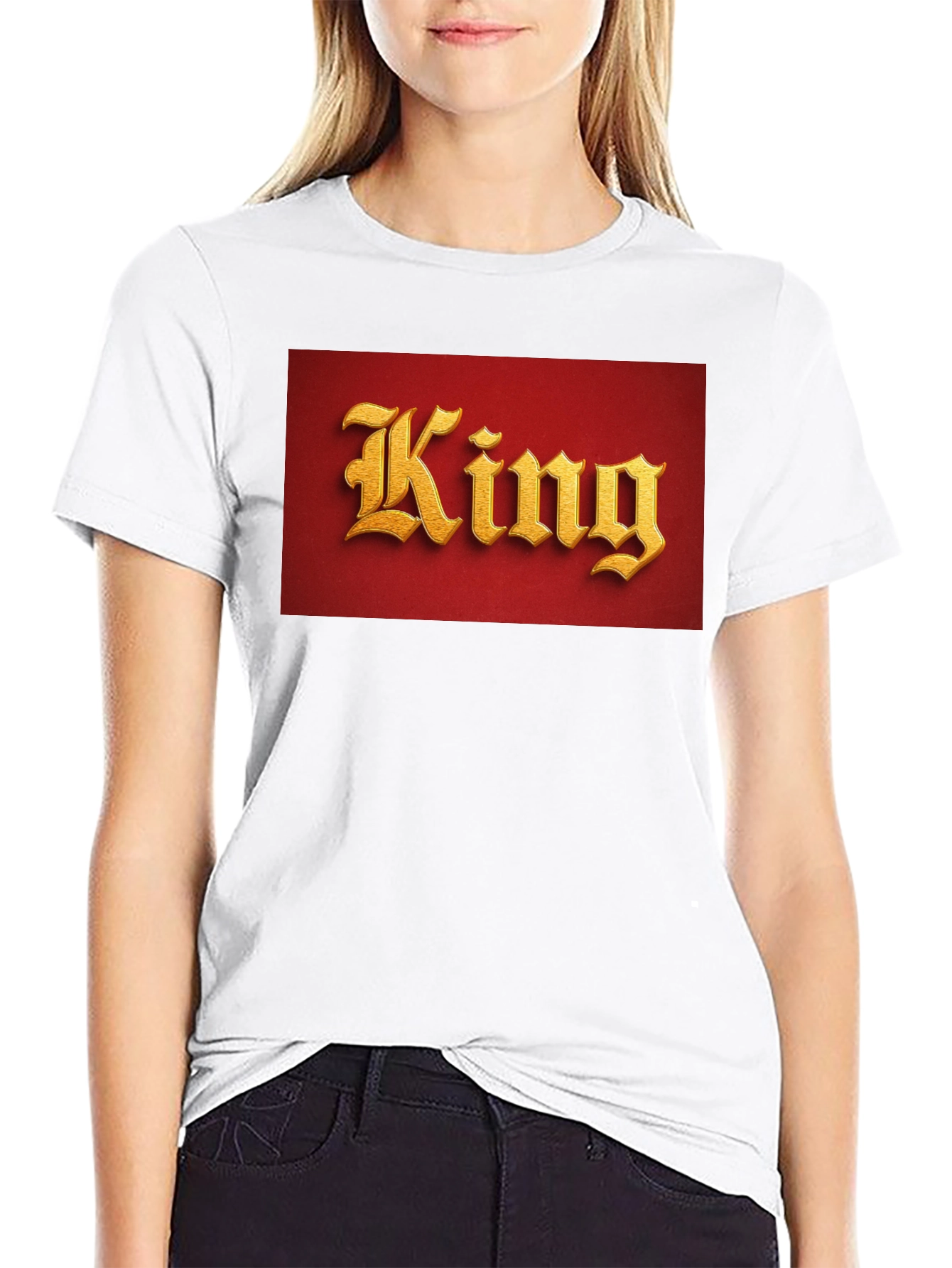 Black King Graphic T-Shirt - Regal Style view 9