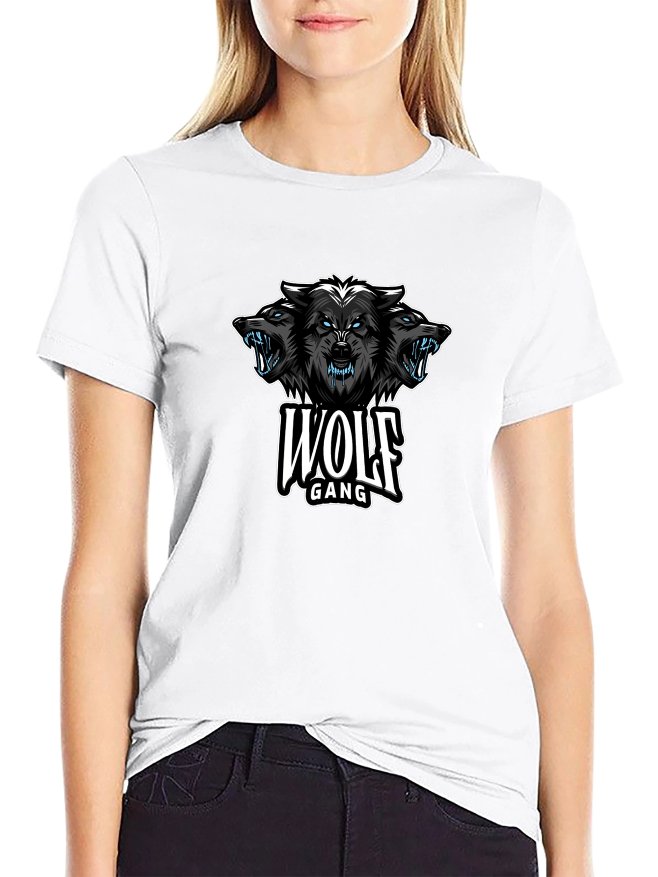 Black Wolf Gang Black Graphic Tee view 9