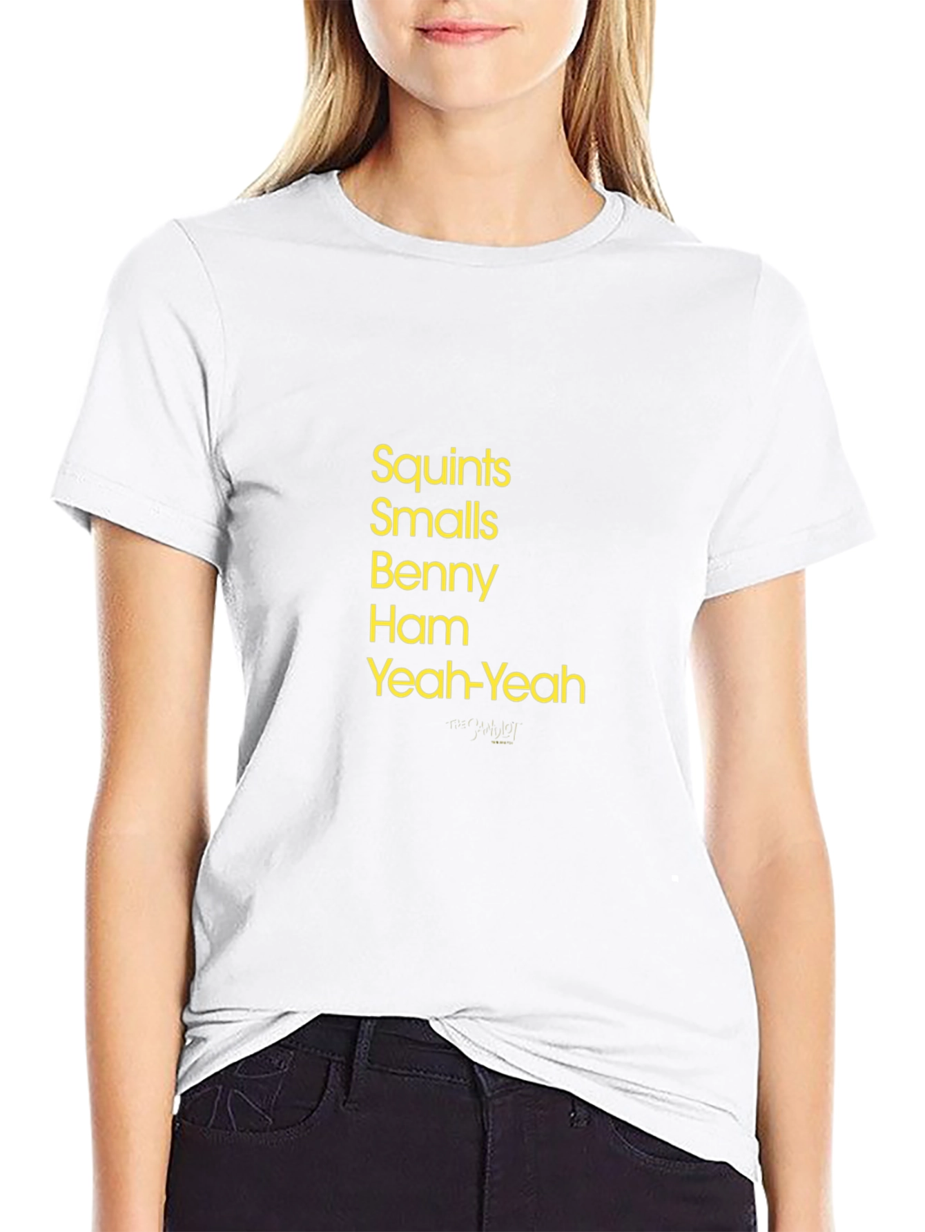 Black Squints Smalls Benny Ham Yeah-Yeah Black T-Shirt view 9