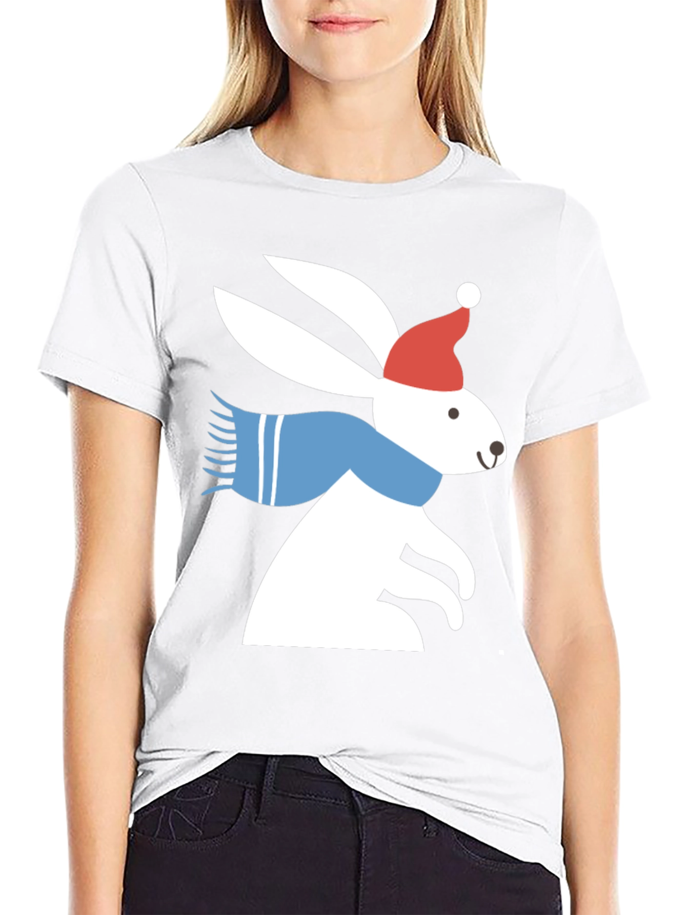 Festive Bunny Graphic Tee - 9
