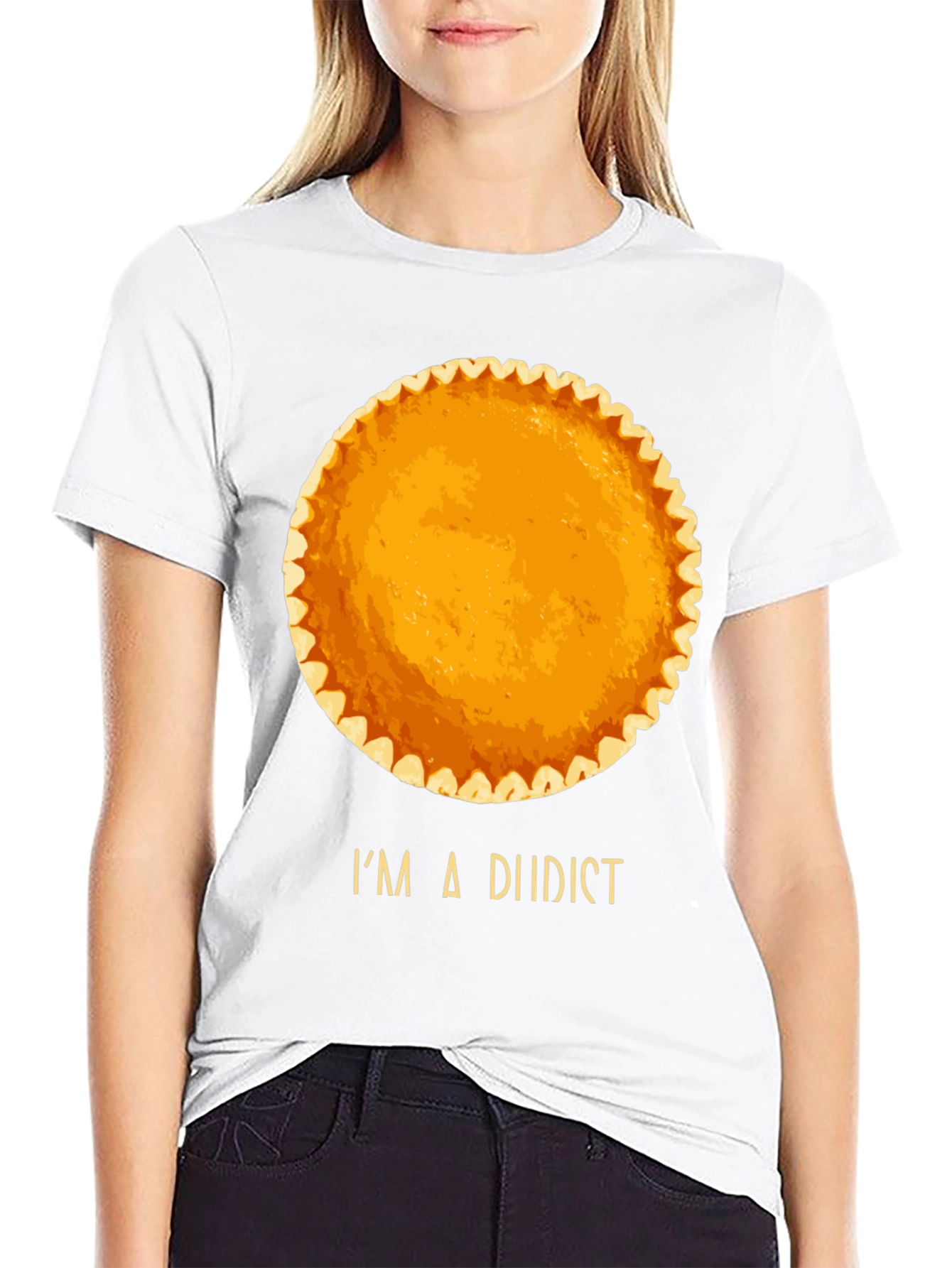 Black I'm a Diidist Pumpkin Pie T-Shirt view 9