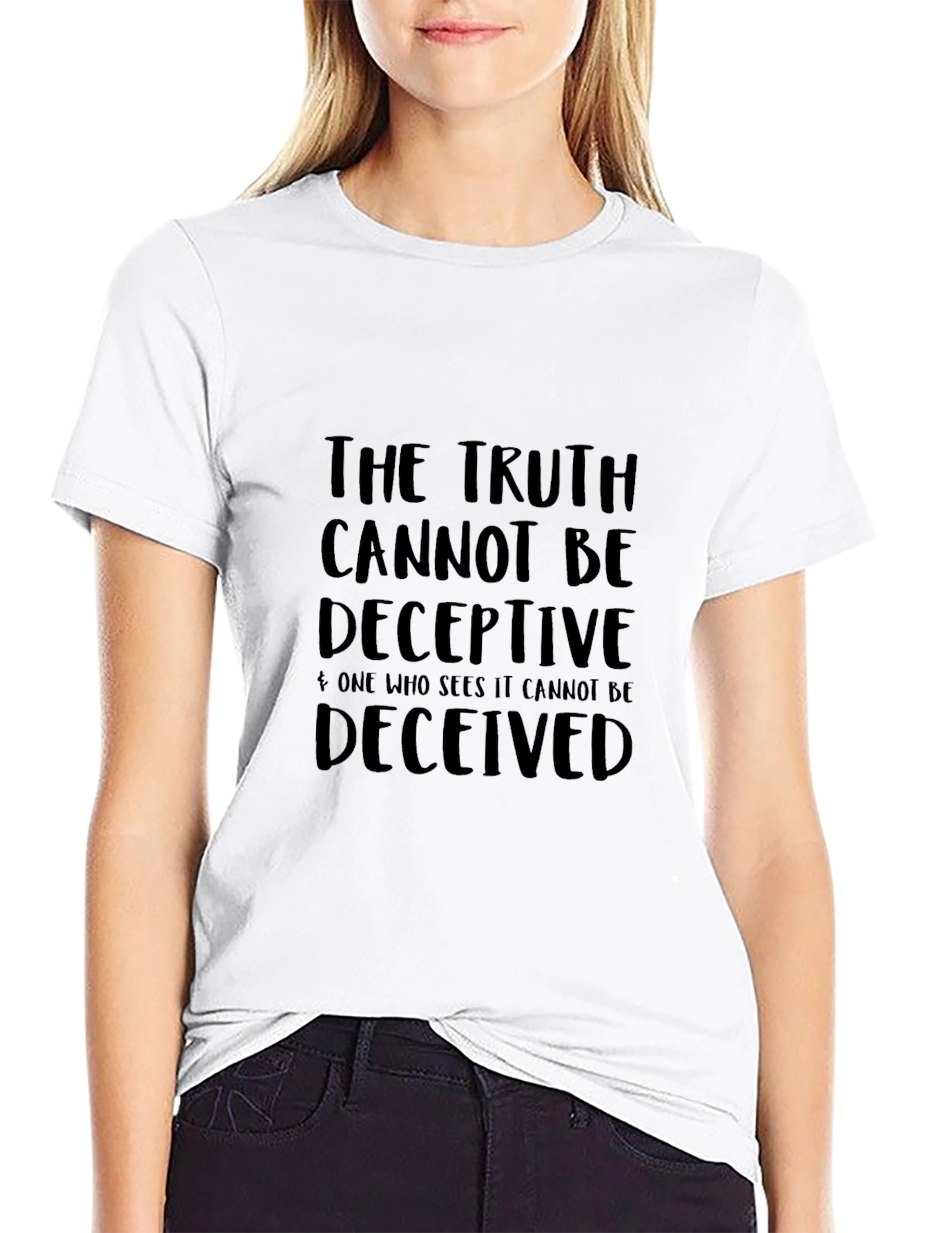Black Truth Cannot Be Deceptive T-Shirt view 9