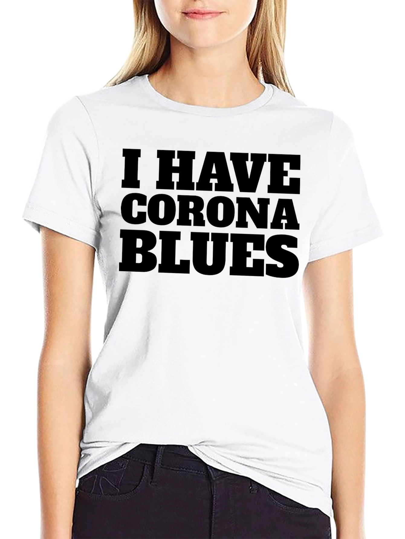 Black Corona Blues Graphic T-Shirt view 9