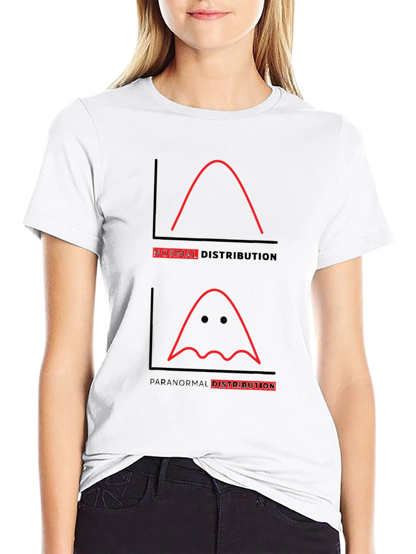 Funny Paranormal Distribution Graphic Tee - 9