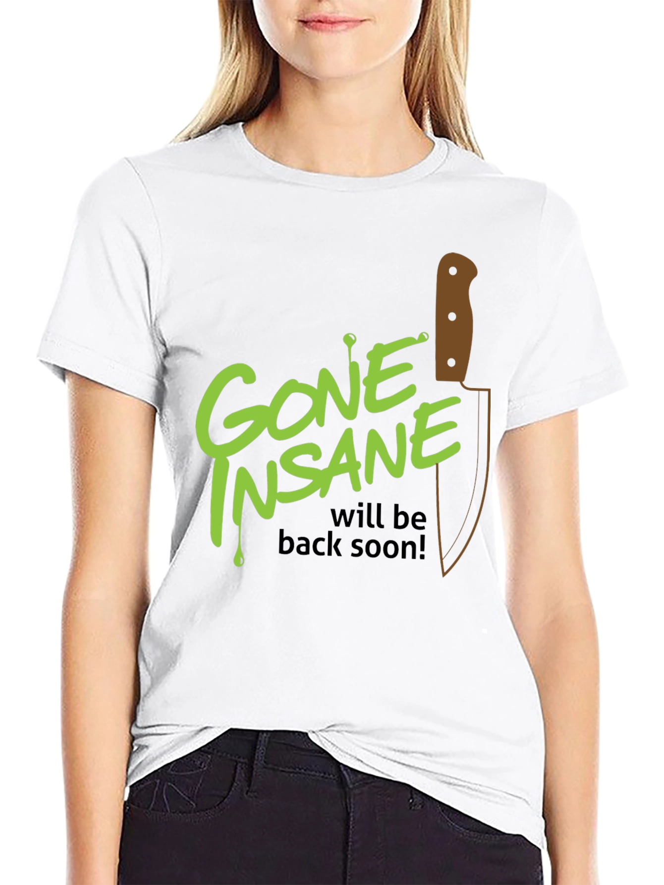 Gone Insane Graphic Tee - Will Be Back Soon! - 9